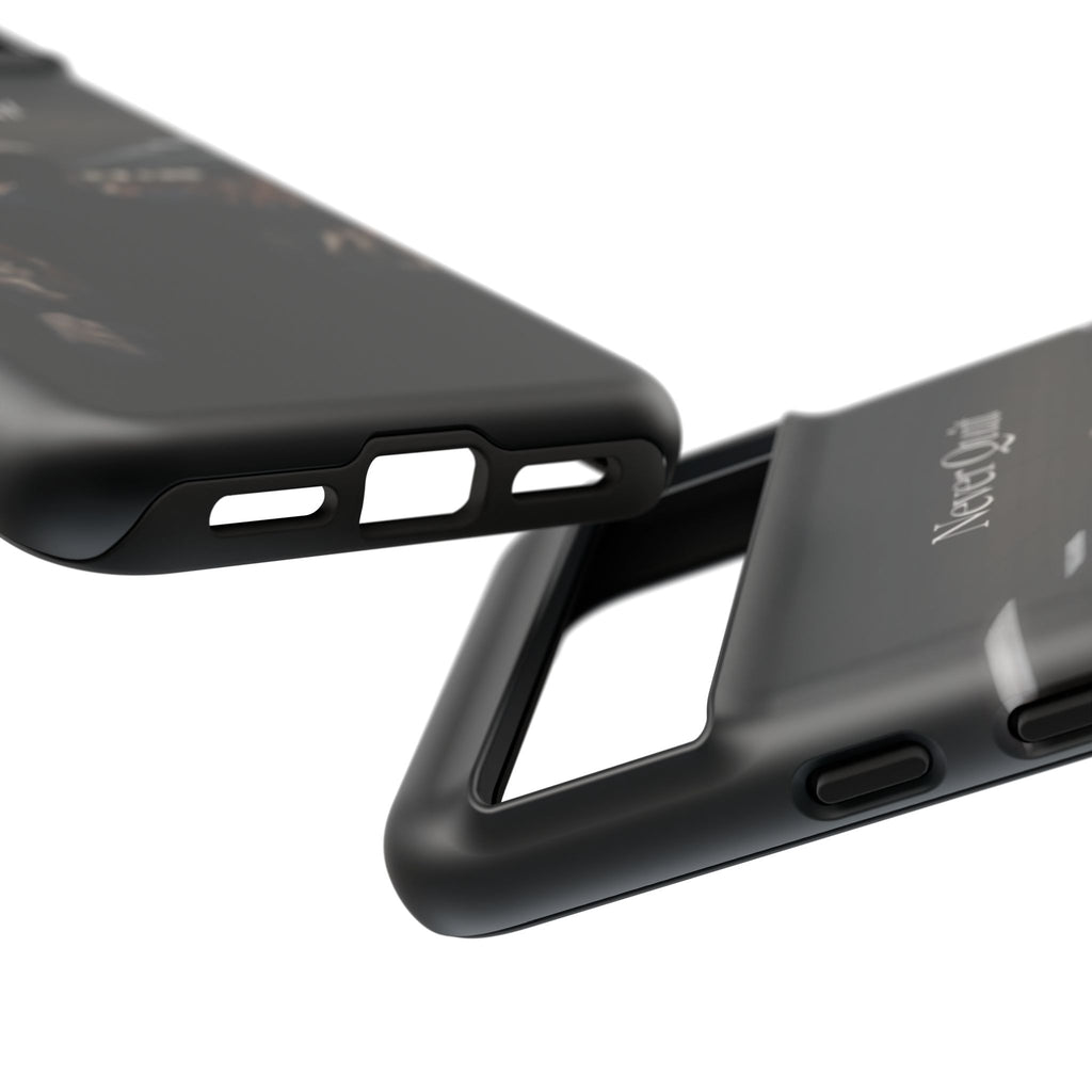 Never Quit Phone Case — Leader Crowd Dark Inspirational
