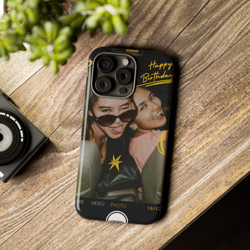 Happy Birthday Custom Photo Case