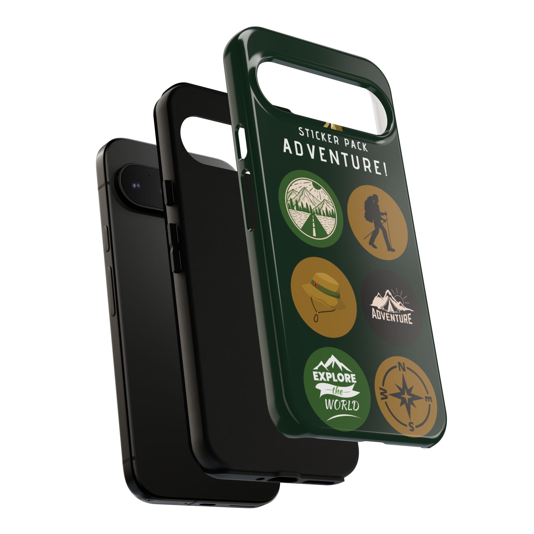 Adventure Hiking Phone Case — Outdoor Sticker Design