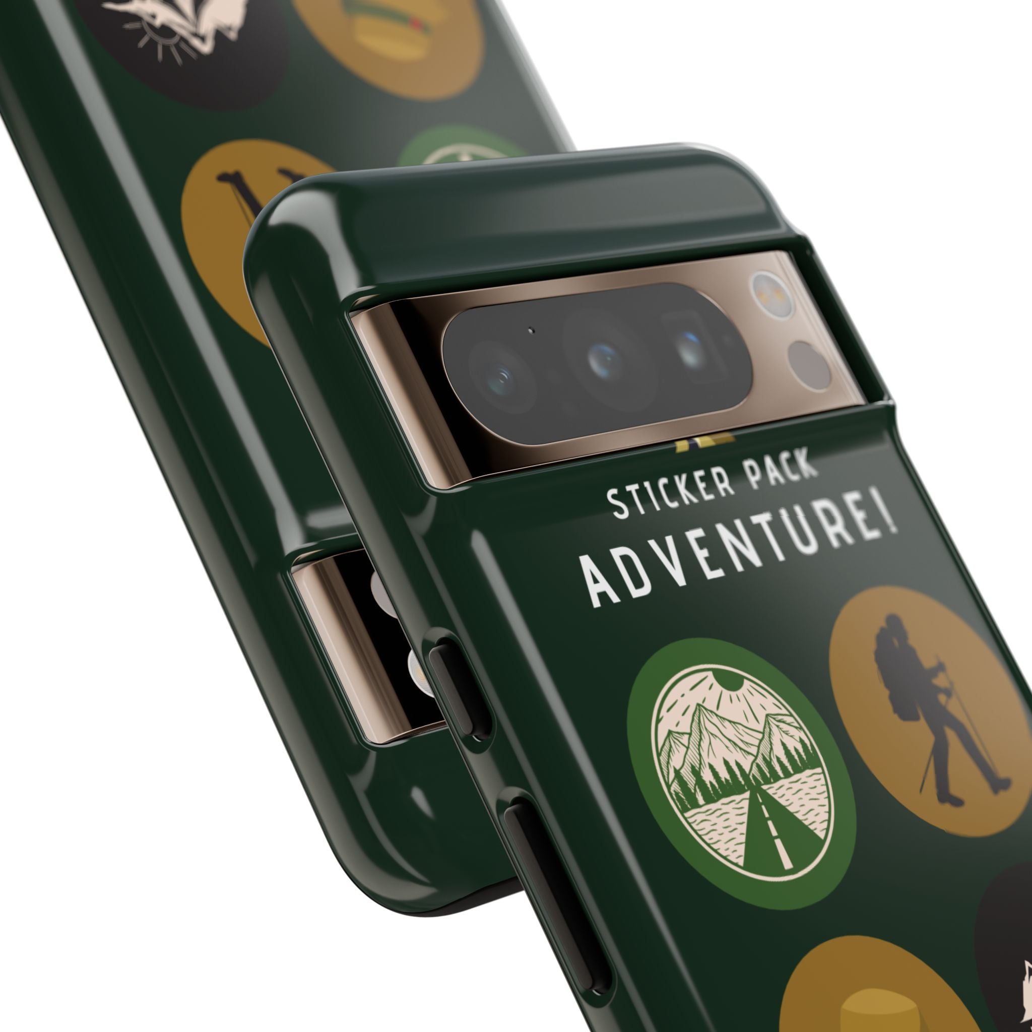 Adventure Hiking Phone Case — Outdoor Sticker Design