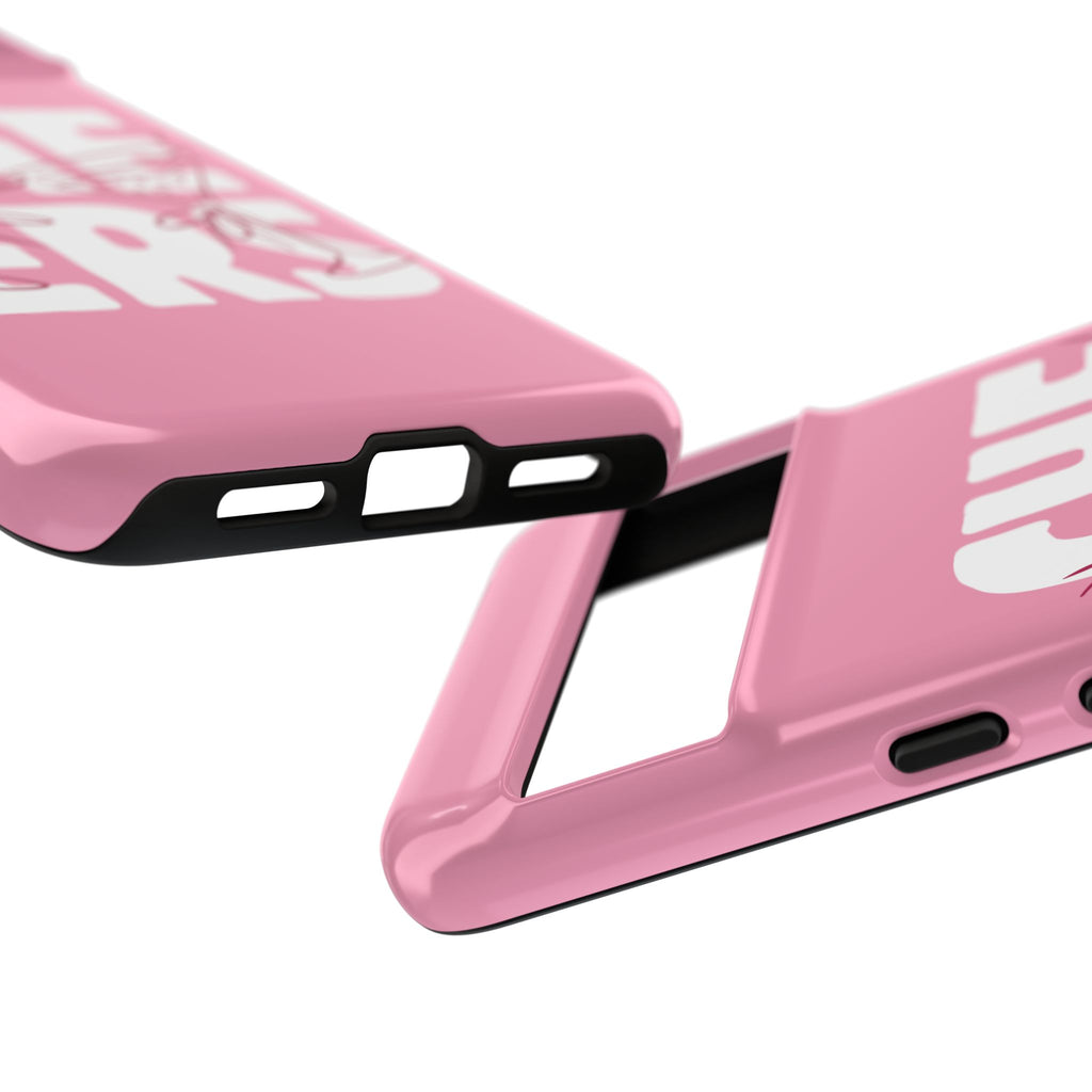 Cheers Phone Case — Pink Martini Glasses Bold Bubblegum