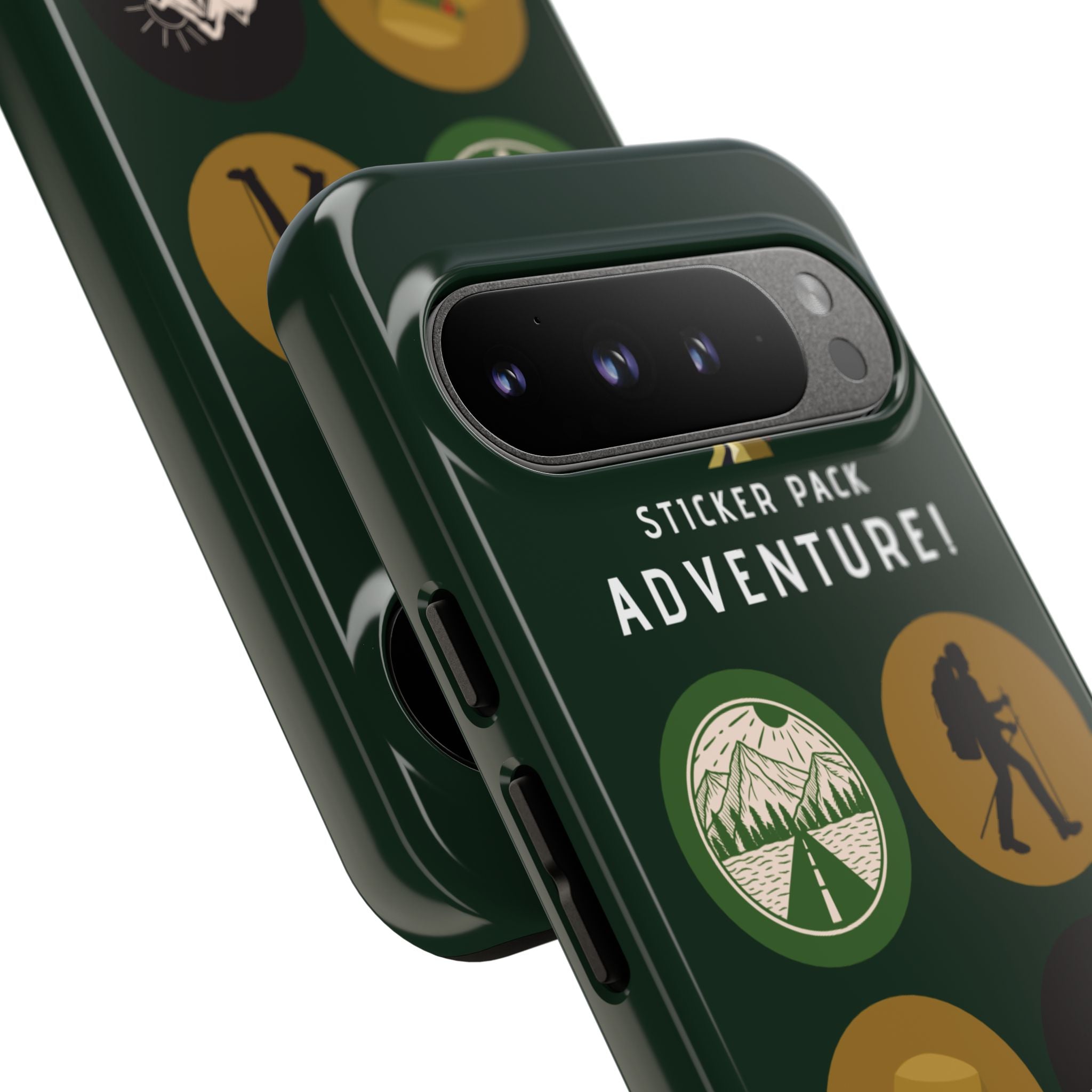 Adventure Hiking Phone Case — Outdoor Sticker Design
