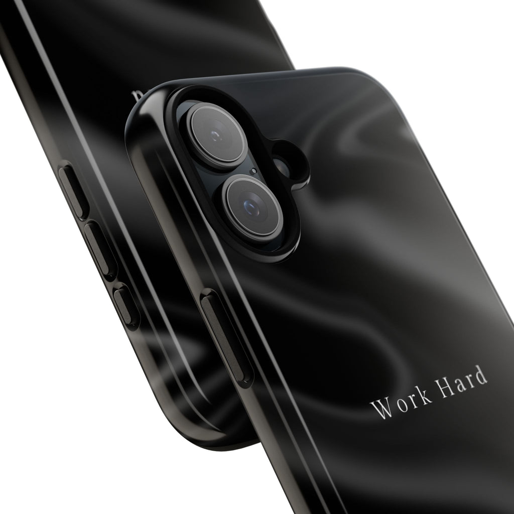 Work Hard Phone Case — Executive Hustle Aesthetic Cover