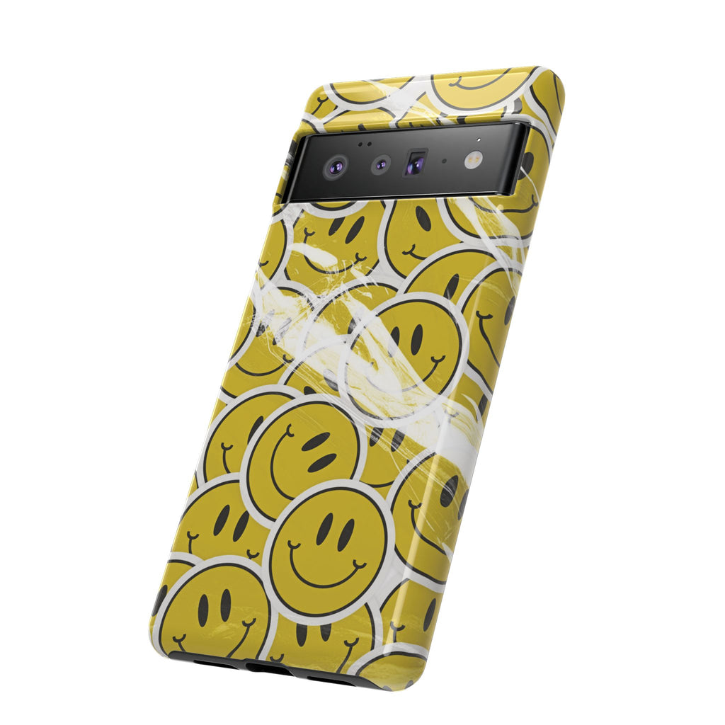 Smiley Face Phone Case — Happy Colorful Aesthetic Cover