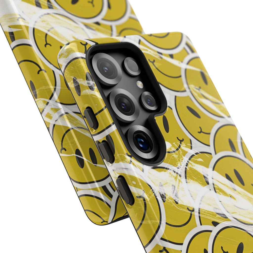 Smiley Face Phone Case — Happy Colorful Aesthetic Cover