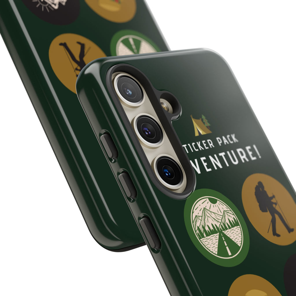Adventure Hiking Phone Case — Outdoor Sticker Design