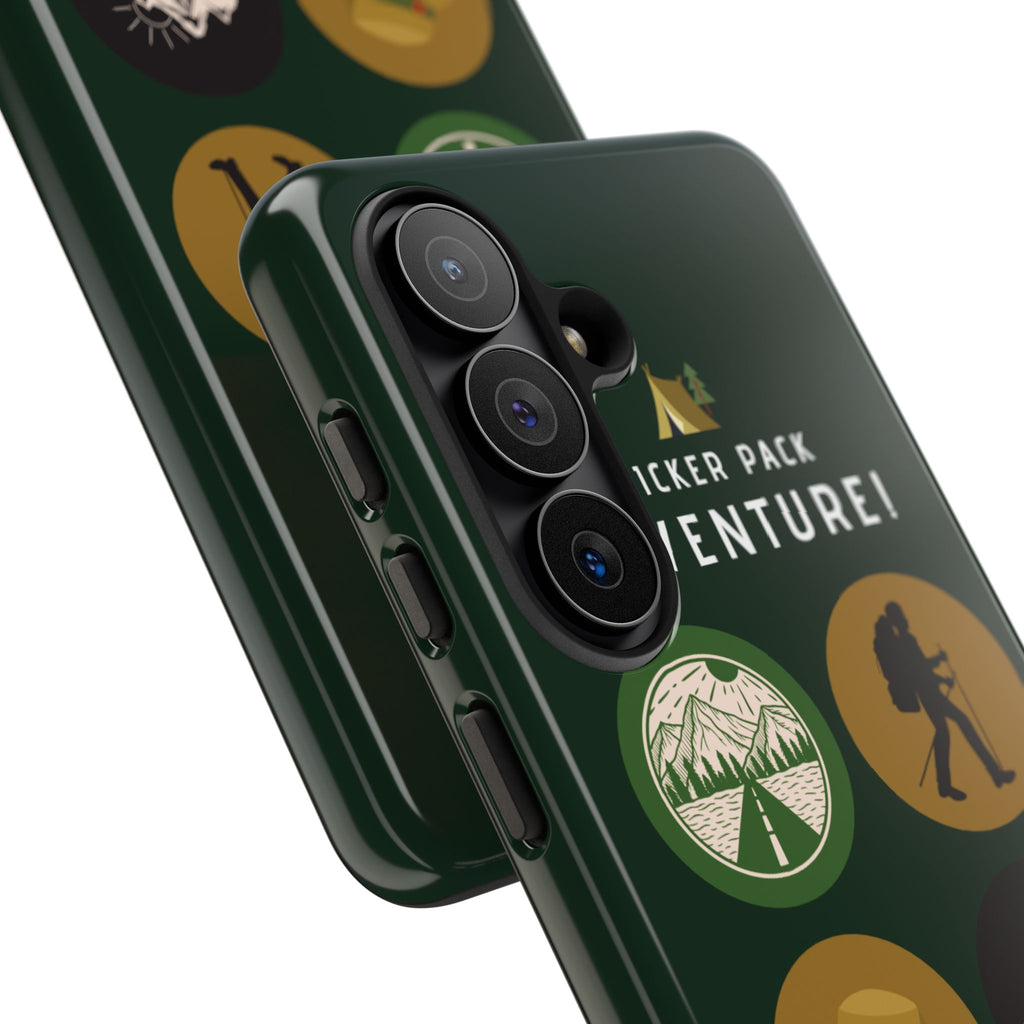 Adventure Hiking Phone Case — Outdoor Sticker Design