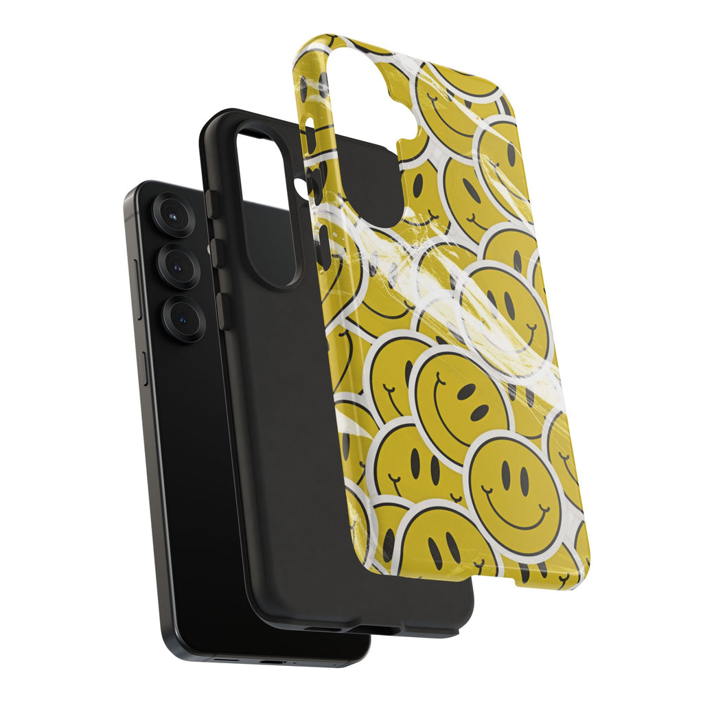 Smiley Face Phone Case — Happy Colorful Aesthetic Cover