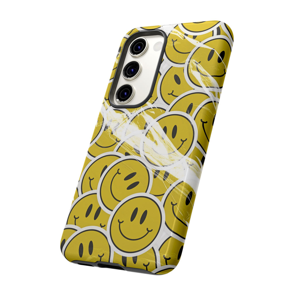 Smiley Face Phone Case — Happy Colorful Aesthetic Cover