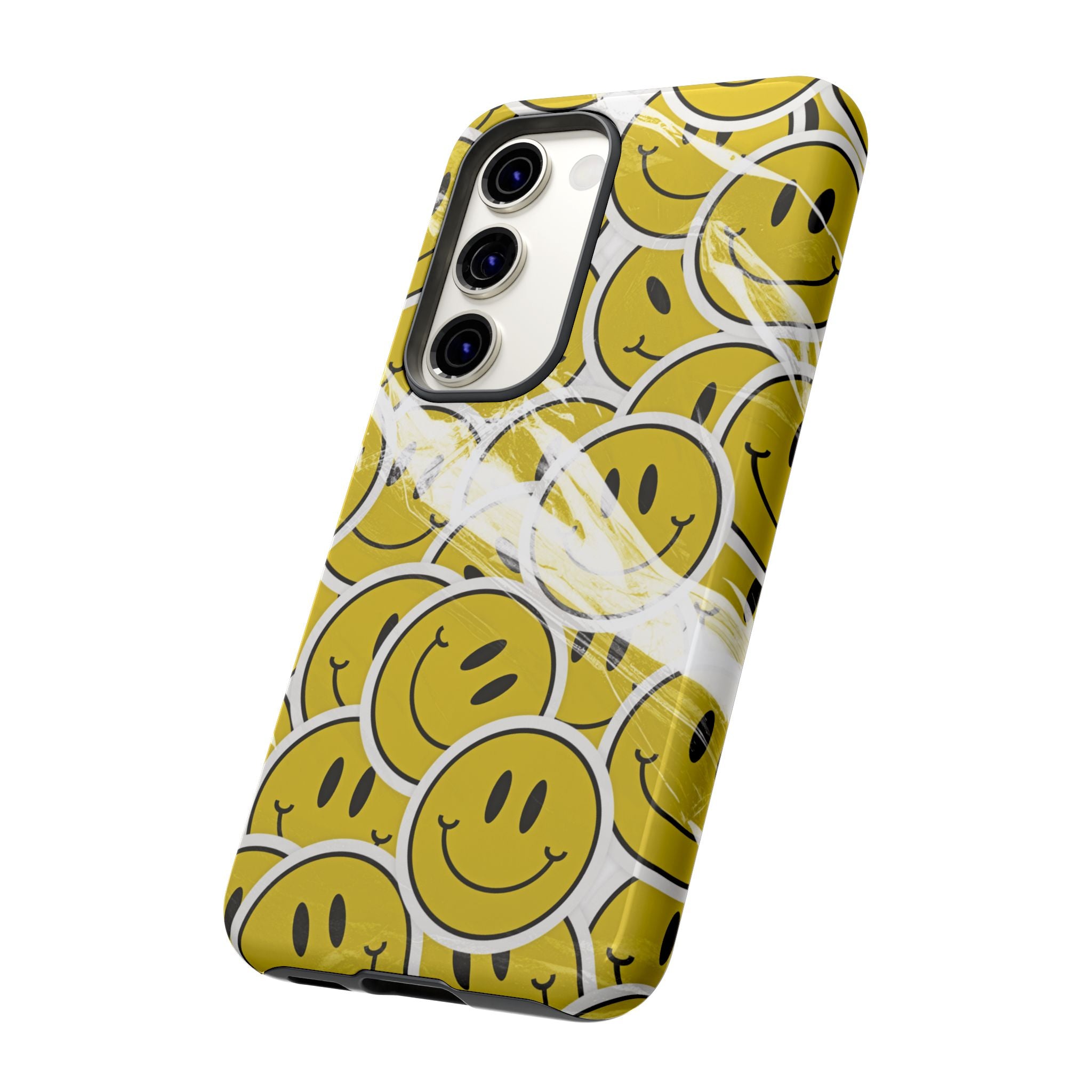 Smiley Face Phone Case — Happy Colorful Aesthetic Cover