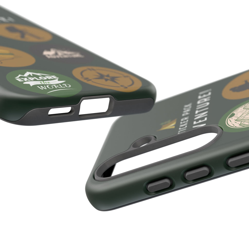 Adventure Hiking Phone Case — Outdoor Sticker Design
