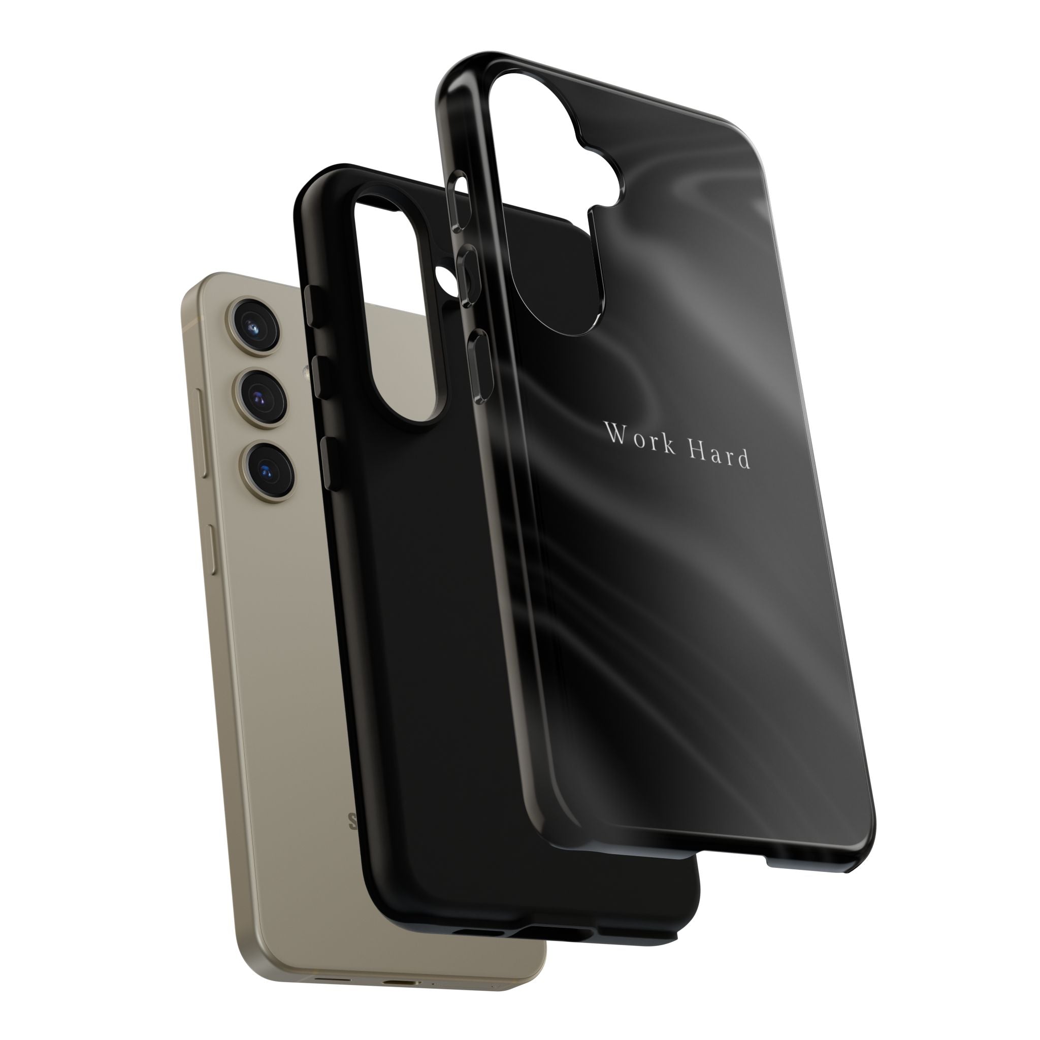 Work Hard Phone Case — Executive Hustle Aesthetic Cover