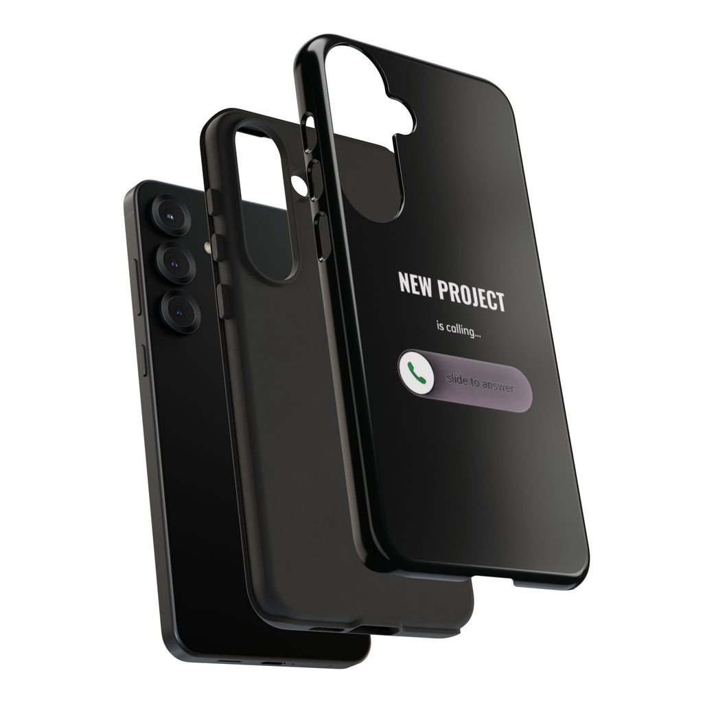 New Project Is Calling Phone Case — Entrepreneur Dark Bold