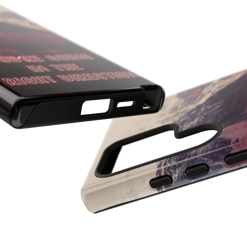 PEAK Motivational Phone Case — Word Art Minimal Design
