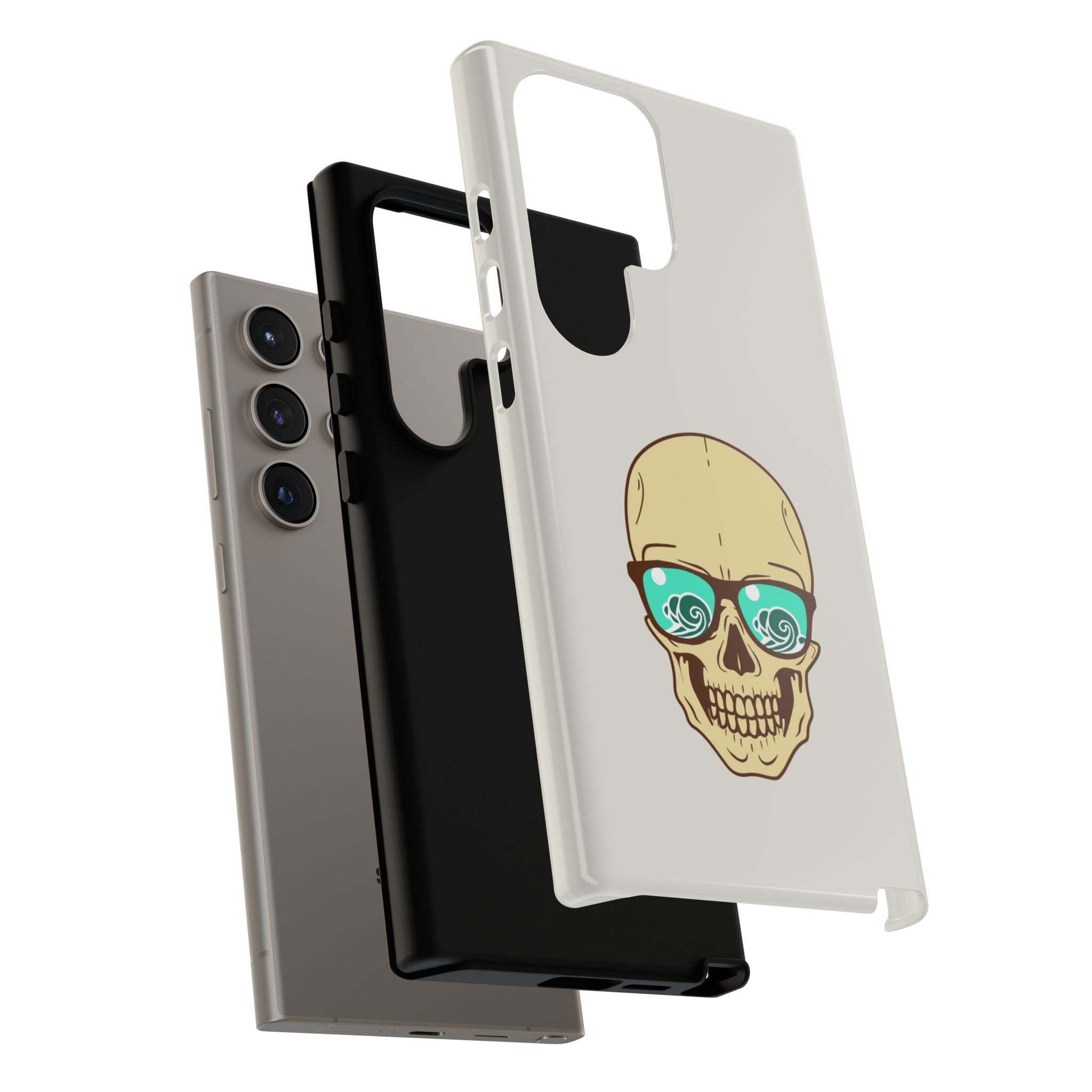 Skeleton Phone Case — Dark Aesthetic Gothic Design