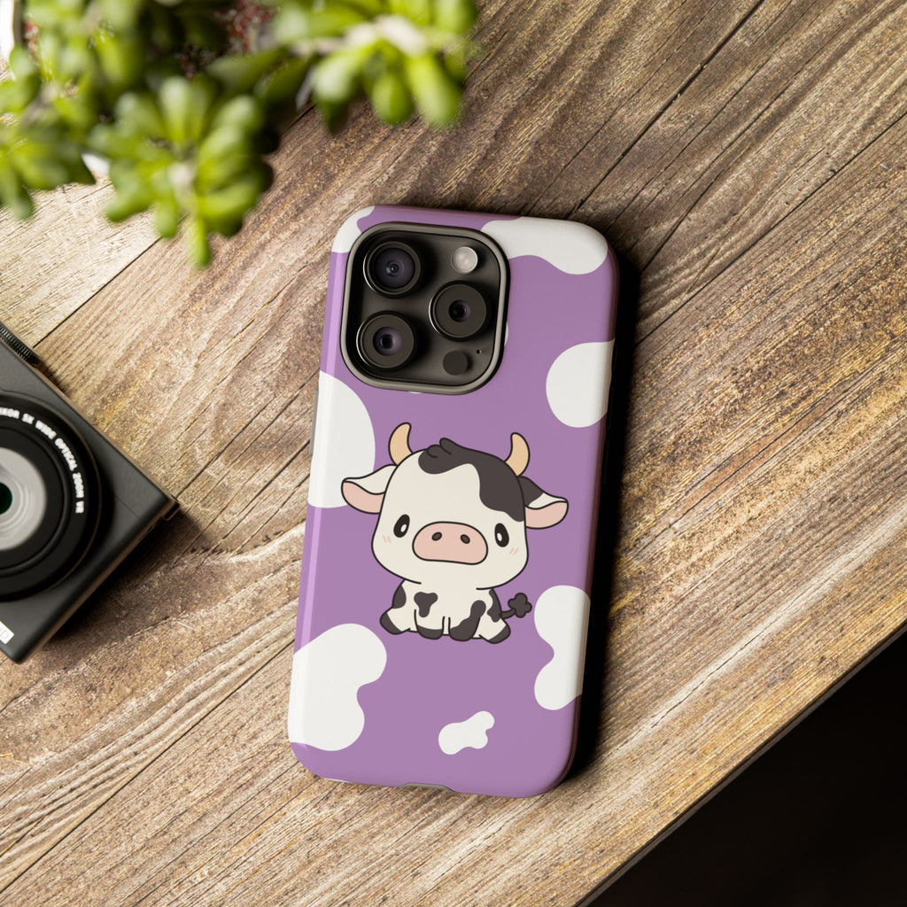 Lavender Moo-d Aesthetic Phone Case — Pastel Purple Design