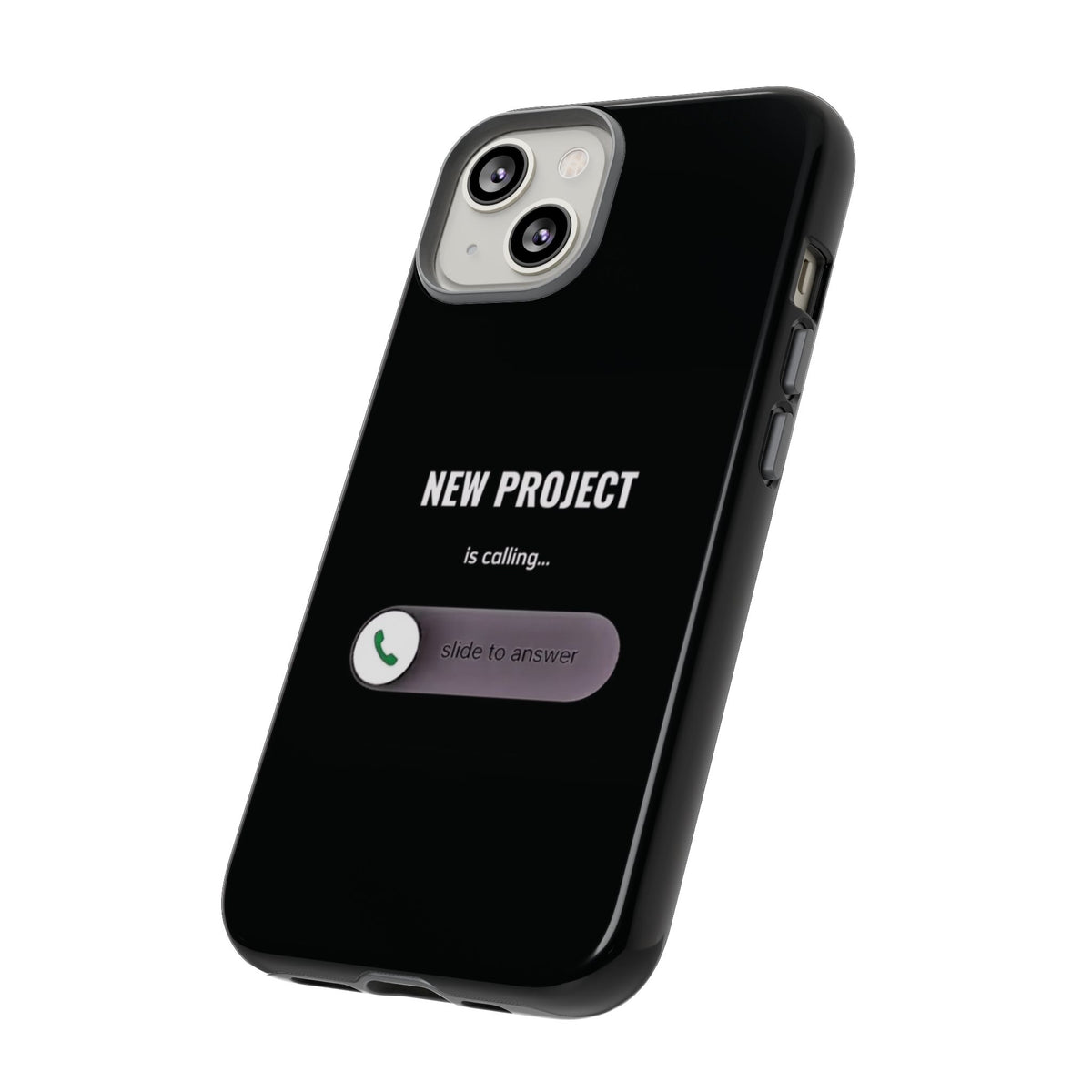 New Project Is Calling Phone Case — Entrepreneur Dark Bold