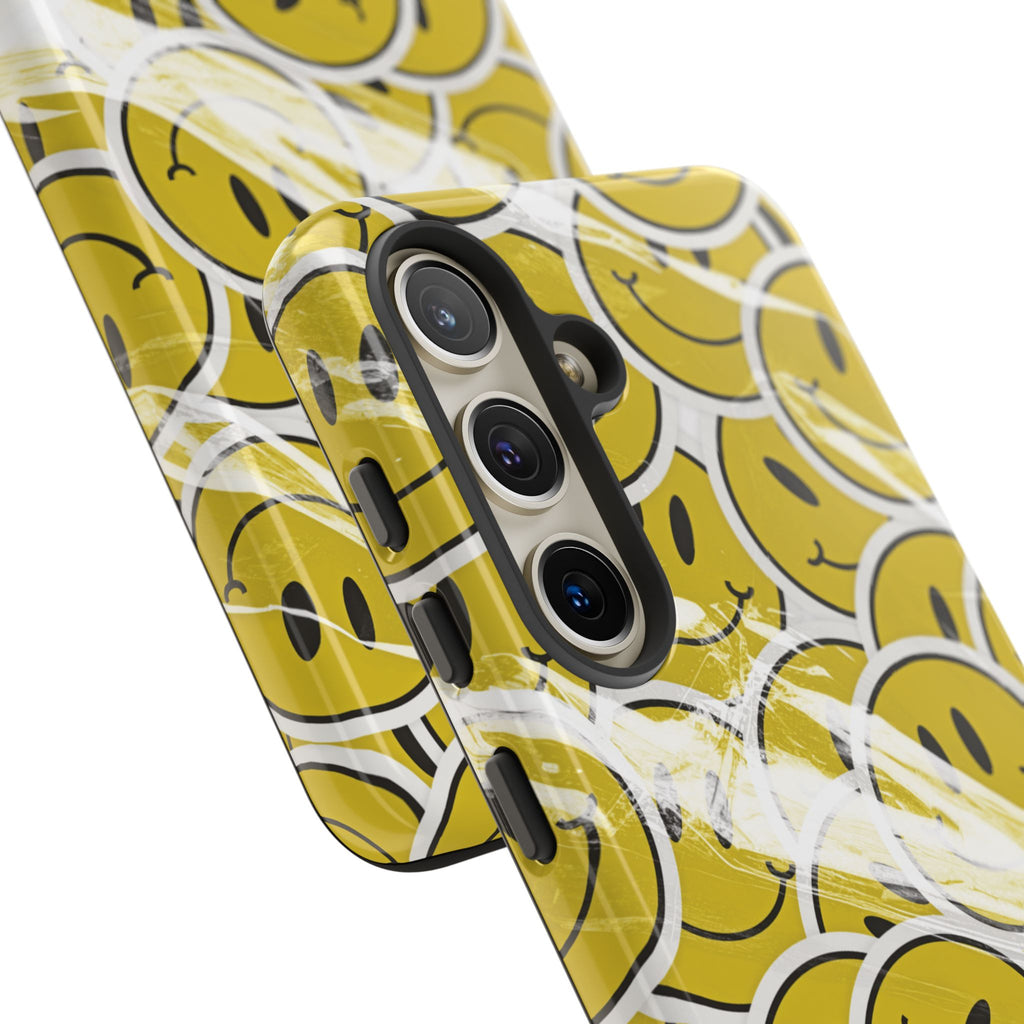 Smiley Face Phone Case — Happy Colorful Aesthetic Cover