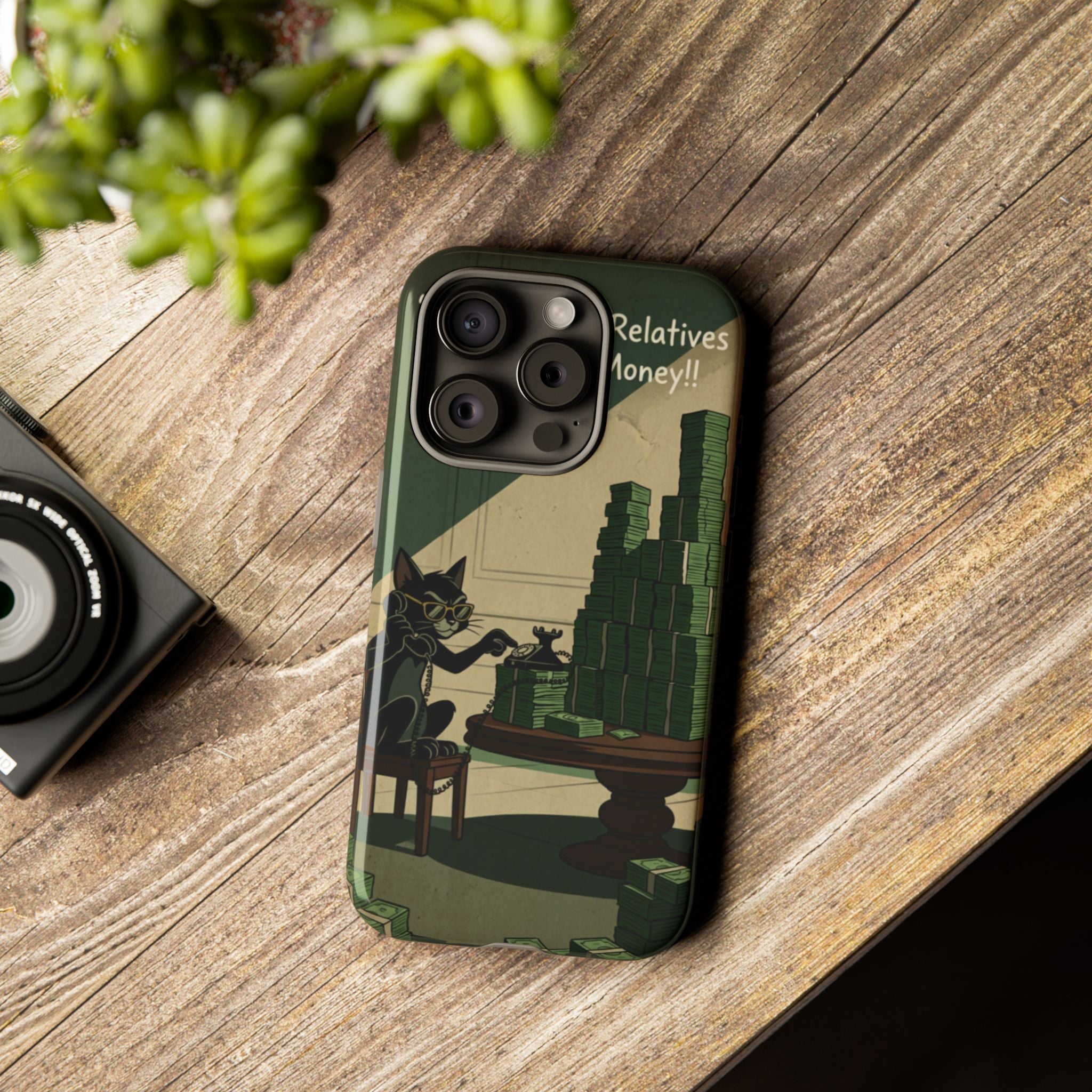 No Love No Relatives — Just Ego & Money Phone Case