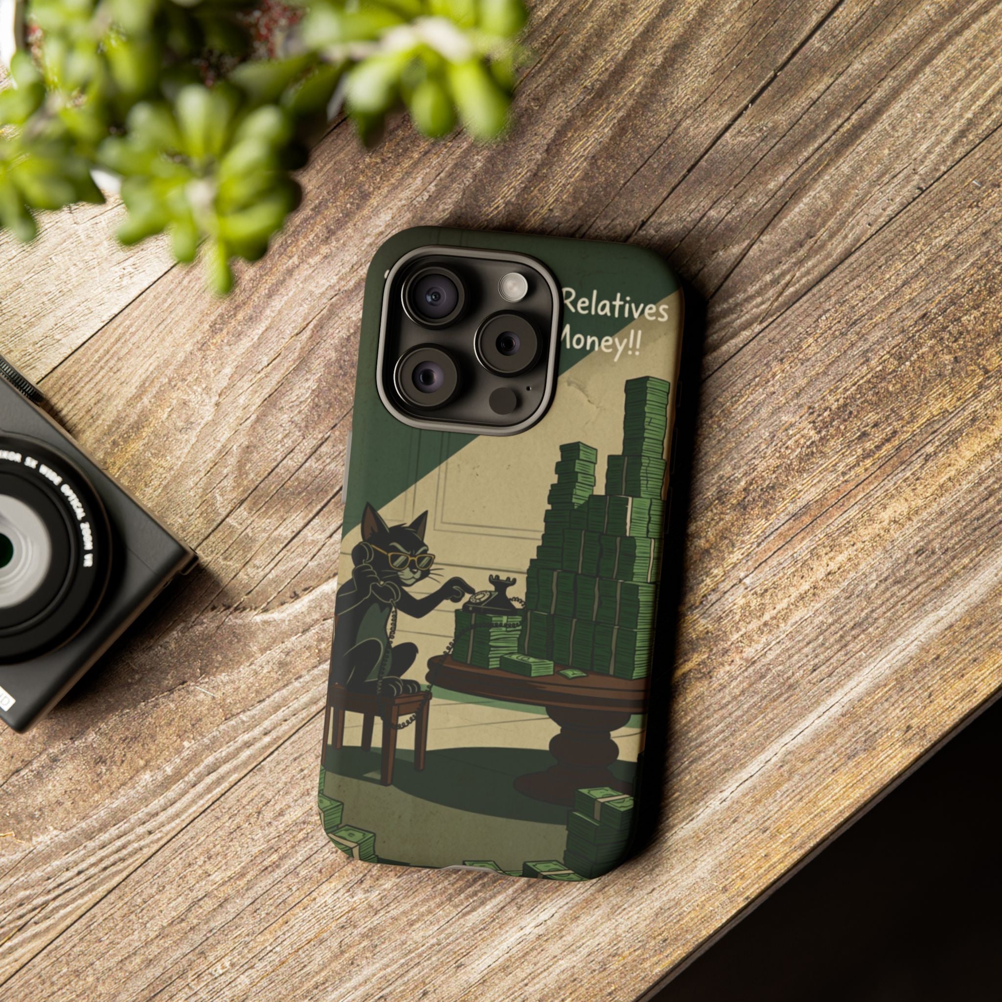 No Love No Relatives — Just Ego & Money Phone Case