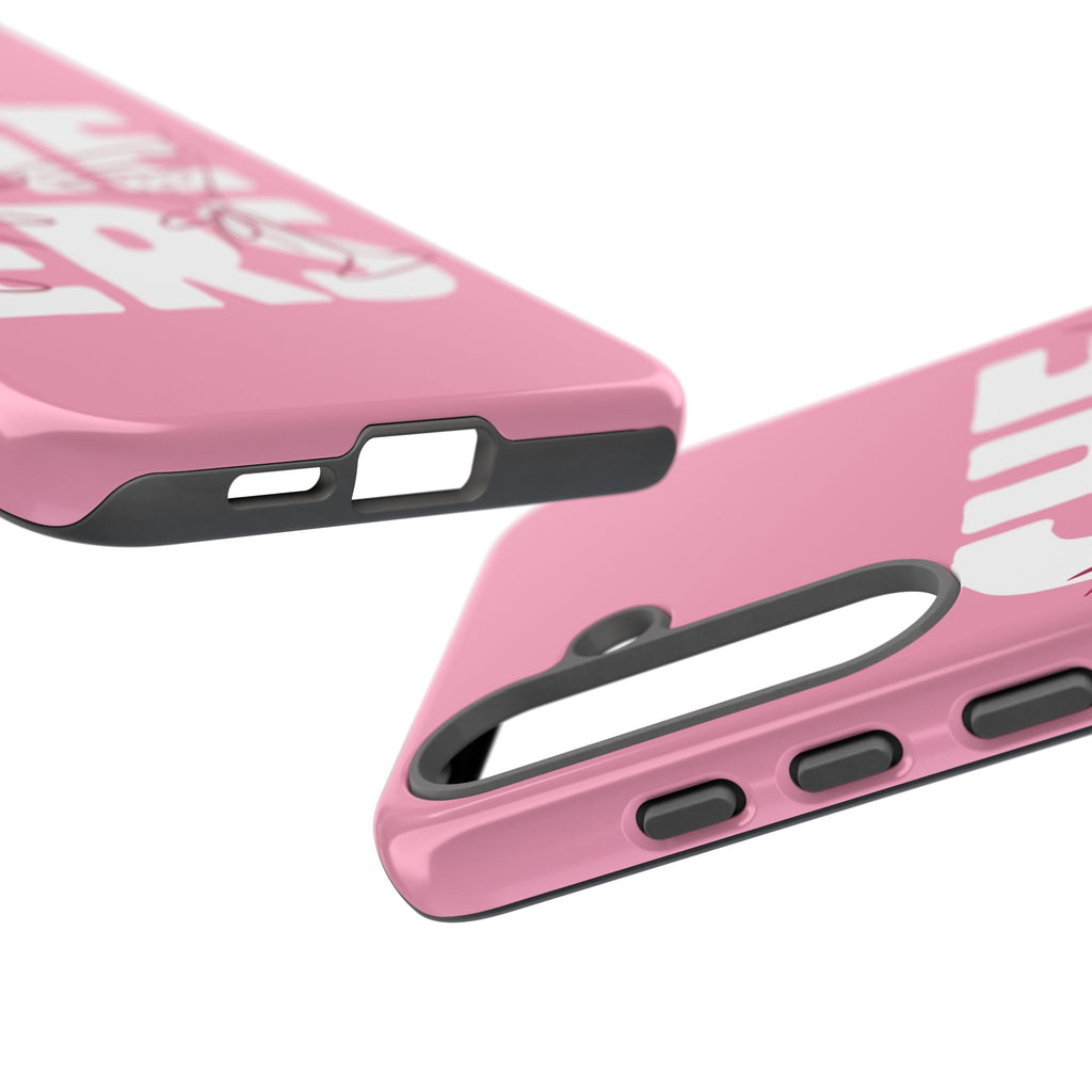 Cheers Phone Case — Pink Martini Glasses Bold Bubblegum