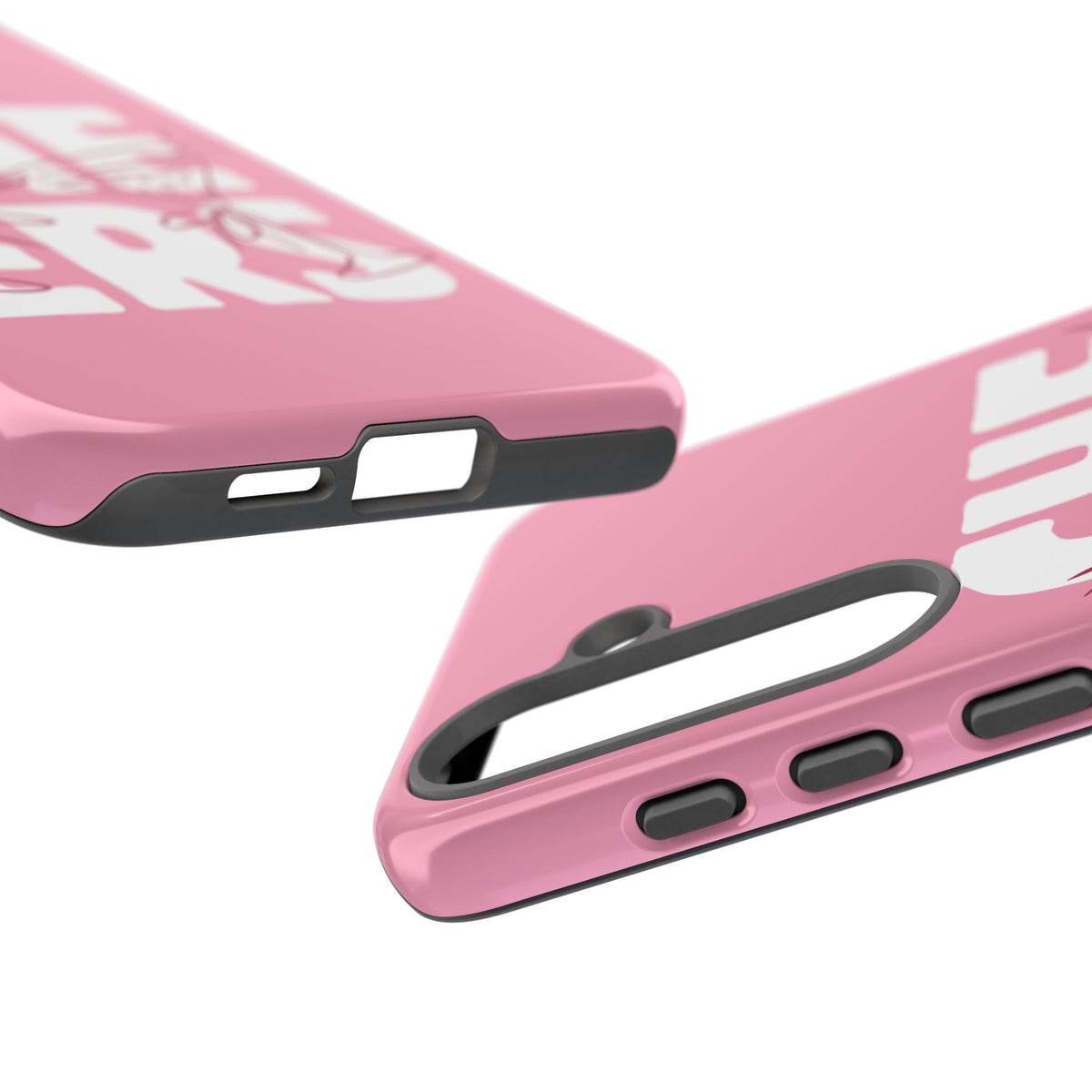 Cheers Phone Case — Pink Martini Glasses Bold Bubblegum