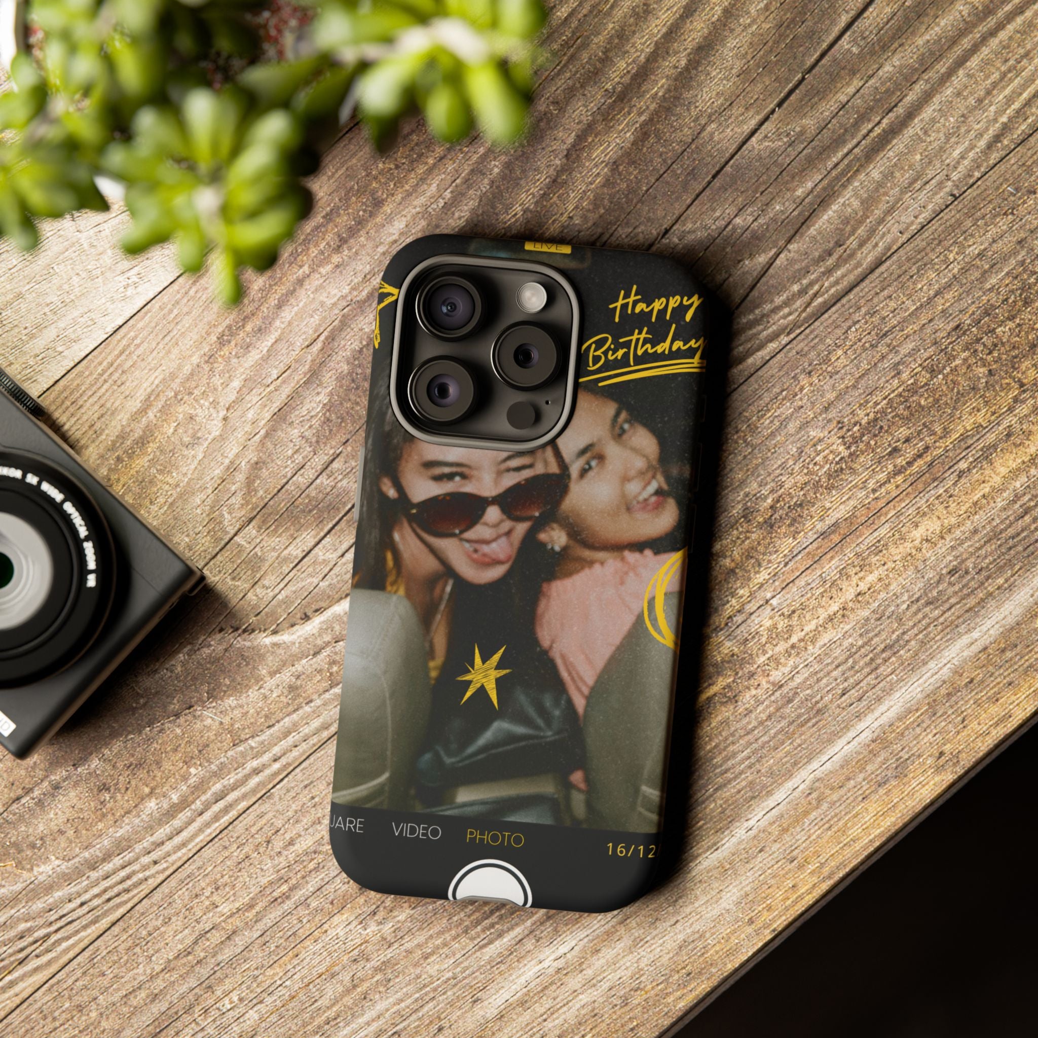 Happy Birthday Custom Photo Case