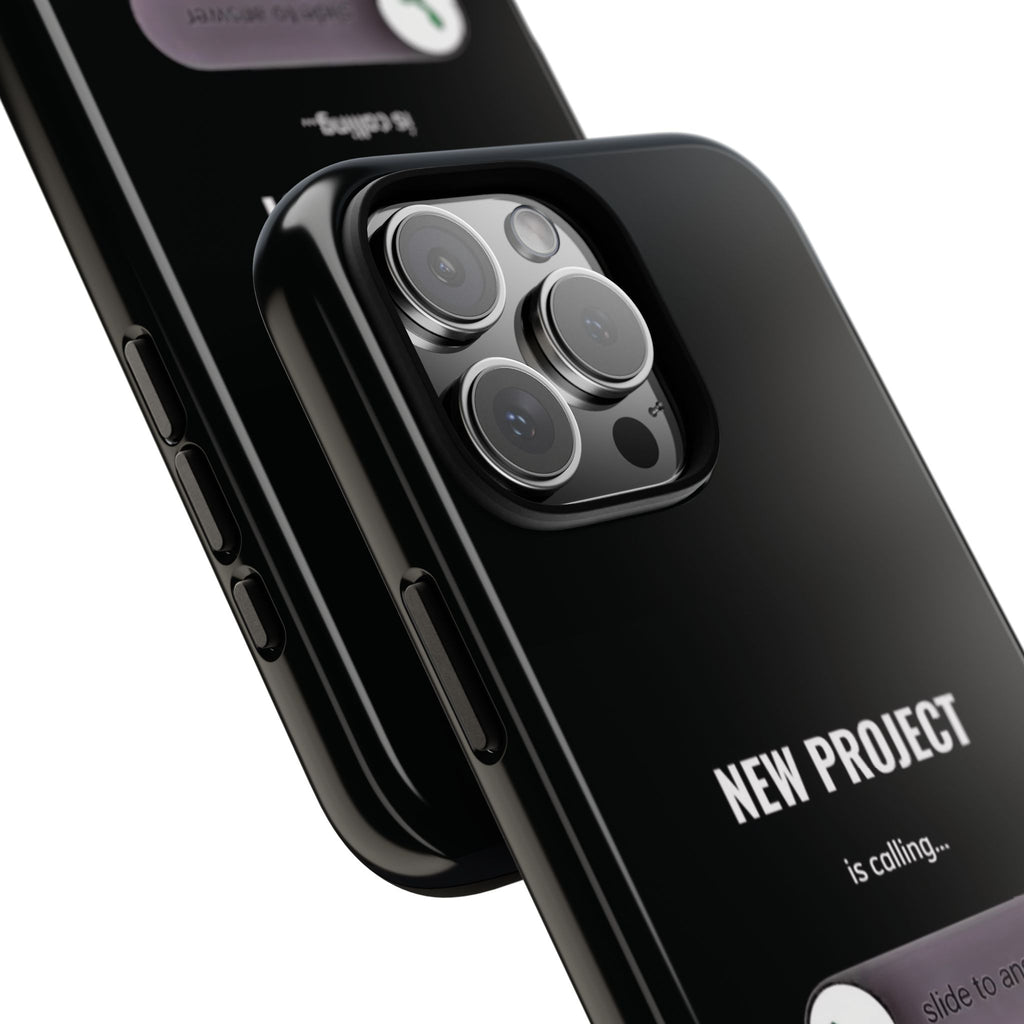 New Project Is Calling Phone Case — Entrepreneur Dark Bold