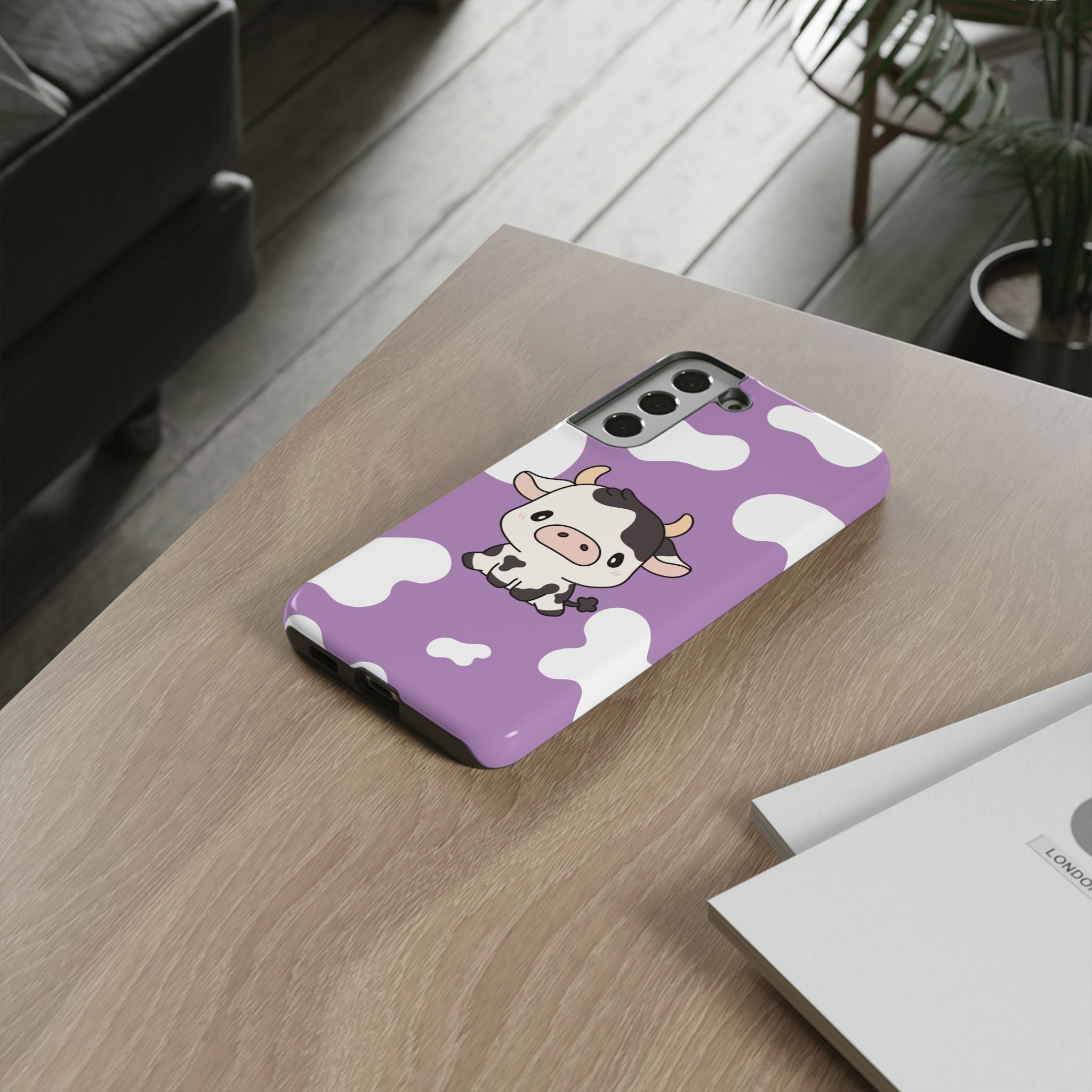 Lavender Moo-d Aesthetic Phone Case — Pastel Purple Design