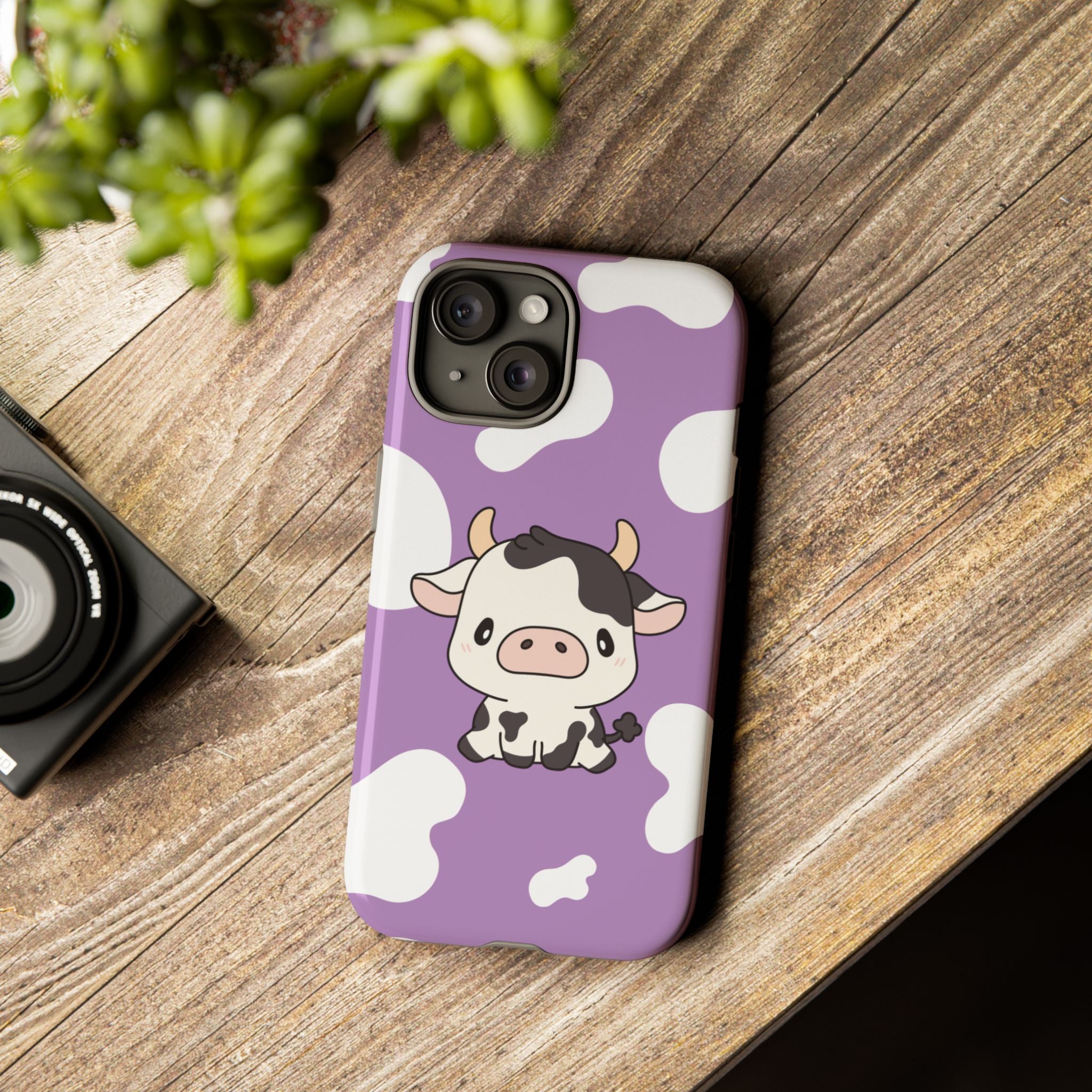 Lavender Moo-d Aesthetic Phone Case — Pastel Purple Design