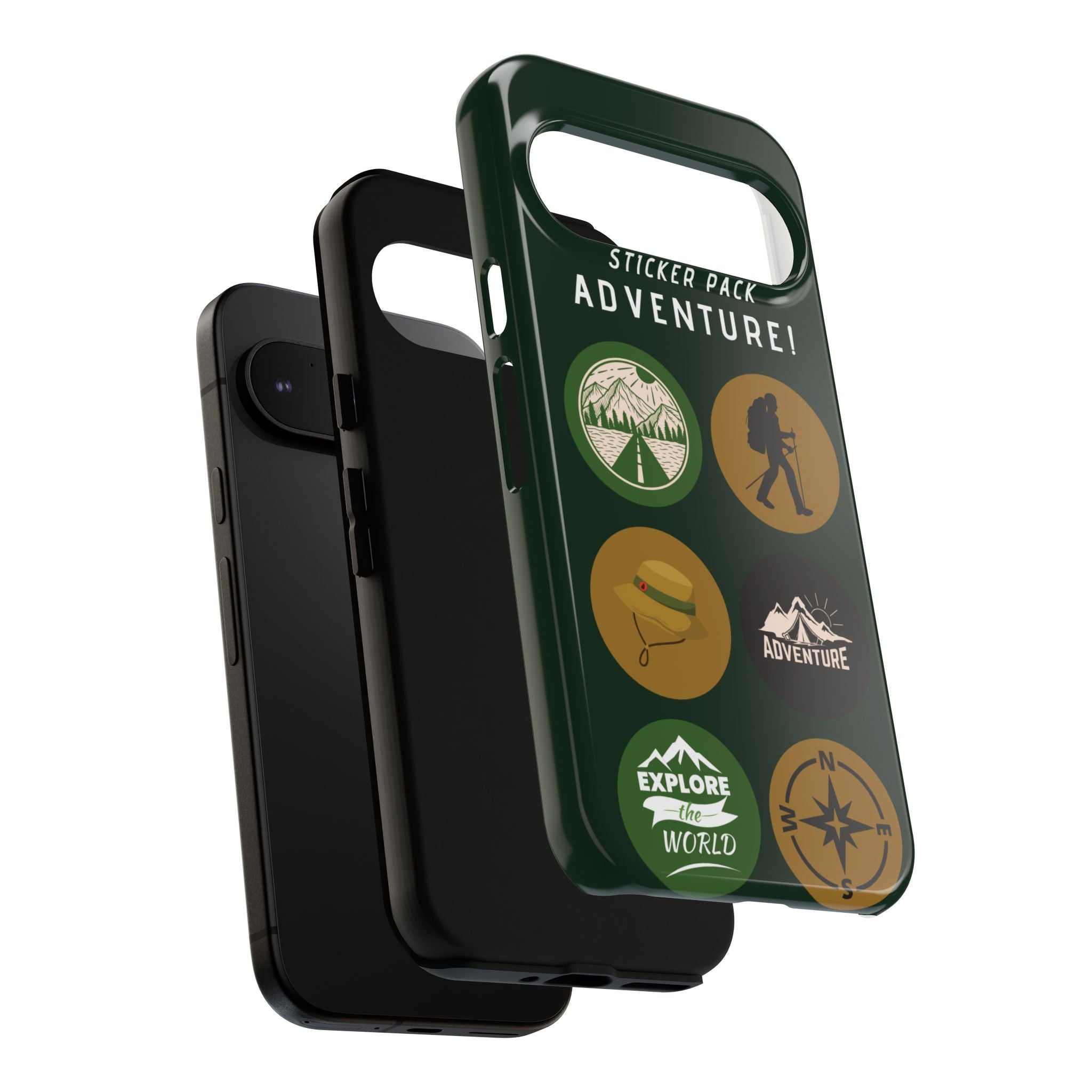 Adventure Hiking Phone Case — Outdoor Sticker Design