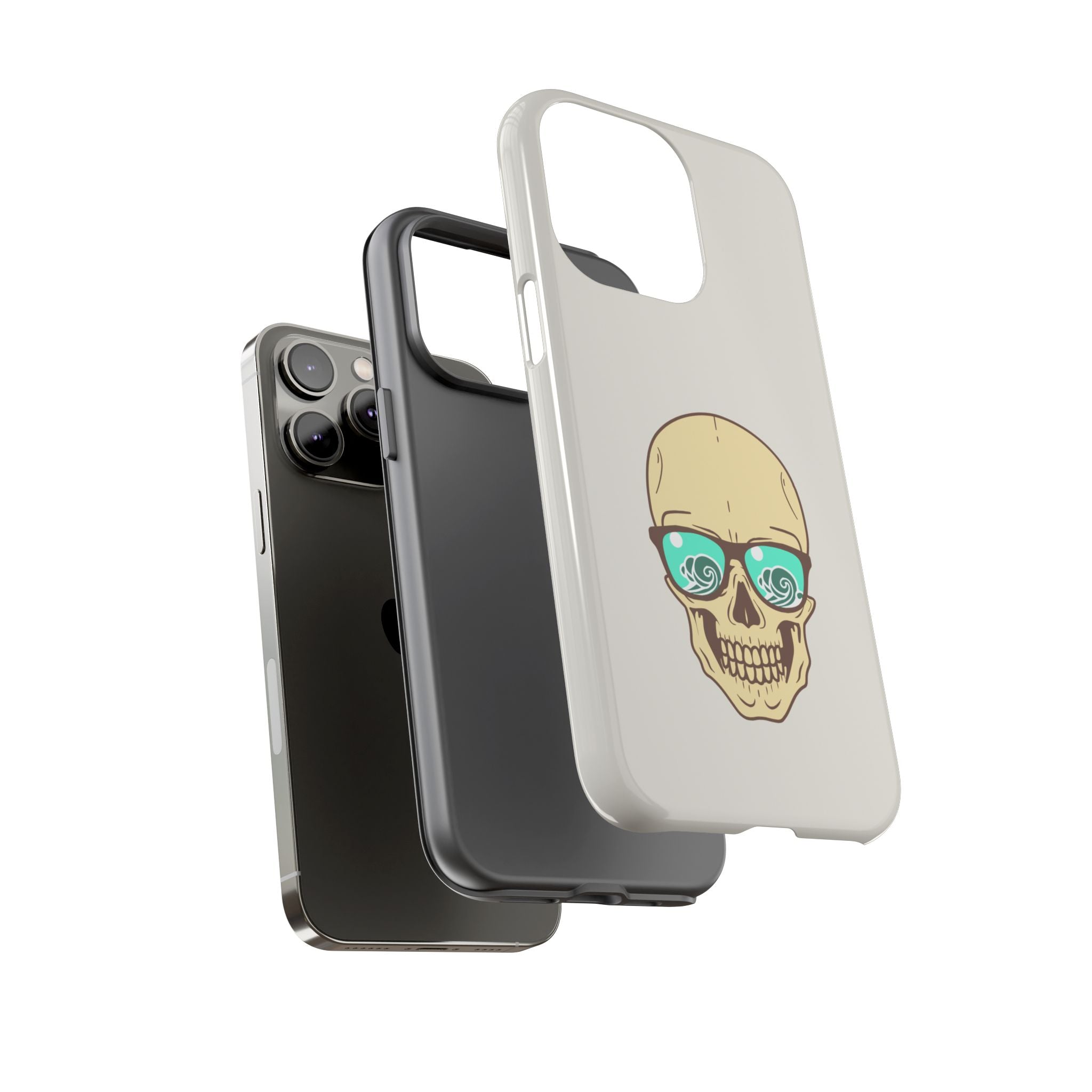 Skeleton Phone Case — Dark Aesthetic Gothic Design
