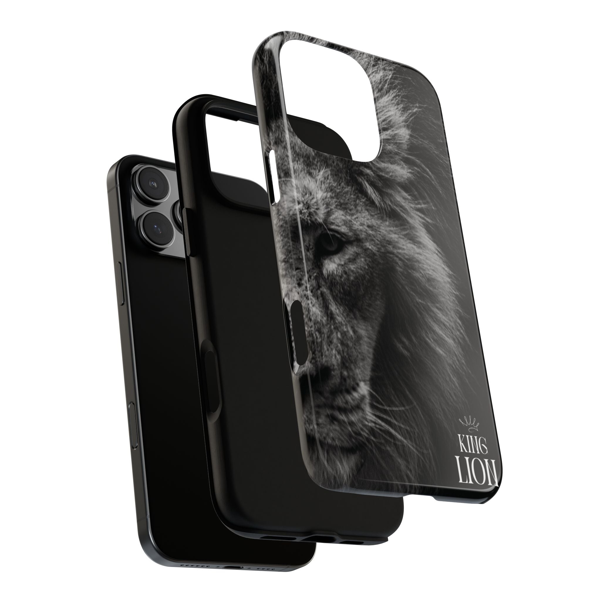 King Lion Phone Case — Majestic Wildlife Aesthetic Cover