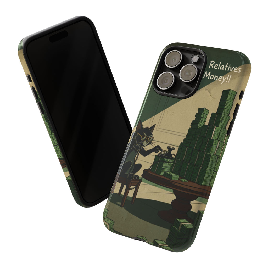 No Love No Relatives — Just Ego & Money Phone Case