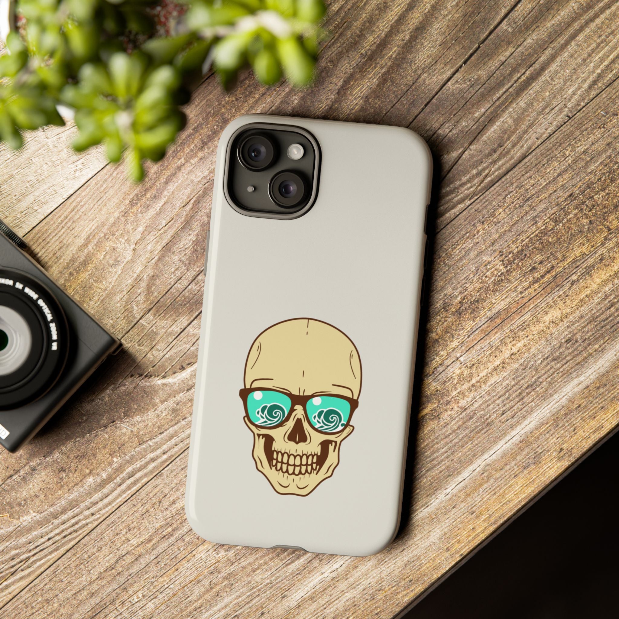 Skeleton Phone Case — Dark Aesthetic Gothic Design
