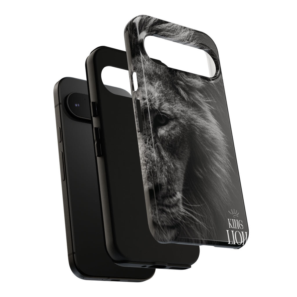 King Lion Phone Case — Majestic Wildlife Aesthetic Cover