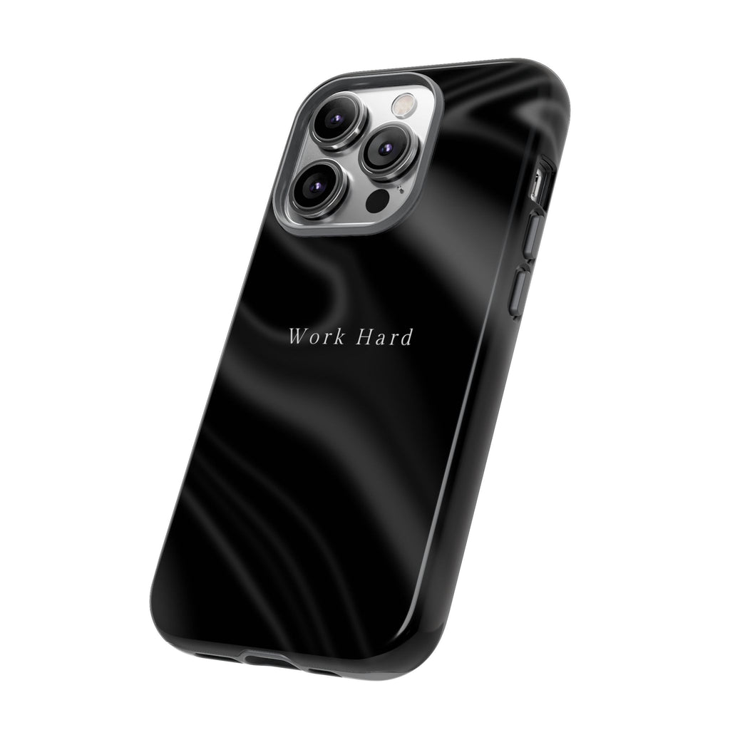 Work Hard Phone Case — Executive Hustle Aesthetic Cover