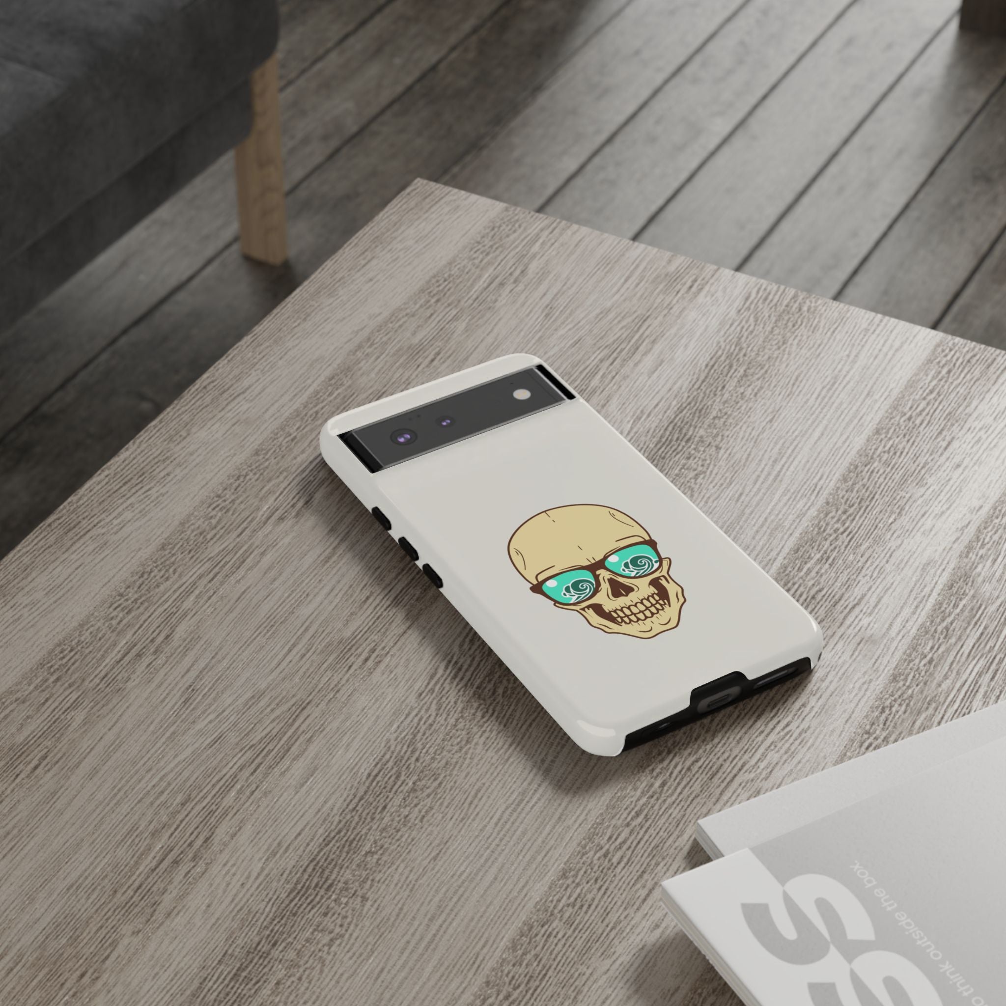 Skeleton Phone Case — Dark Aesthetic Gothic Design