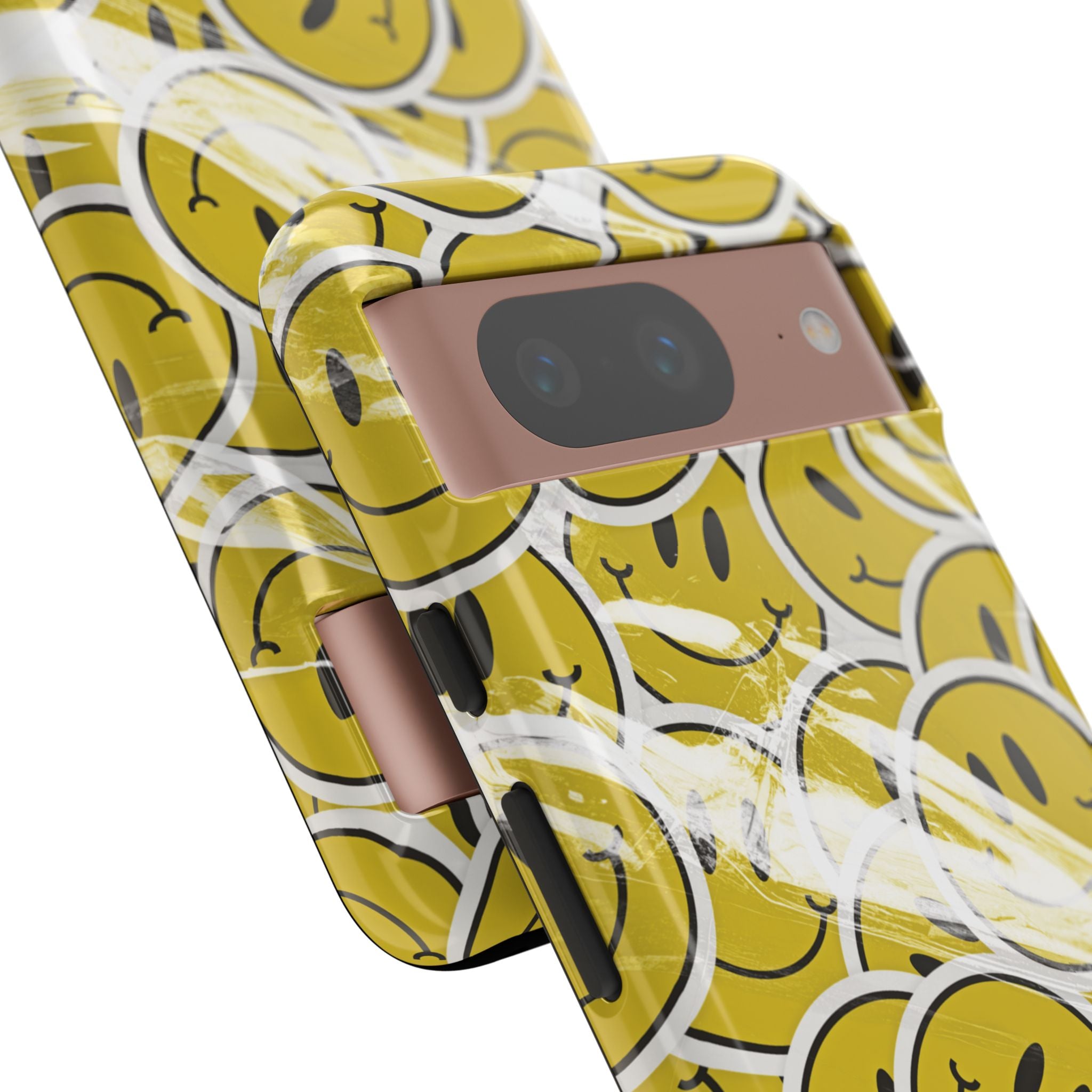 Smiley Face Phone Case — Happy Colorful Aesthetic Cover