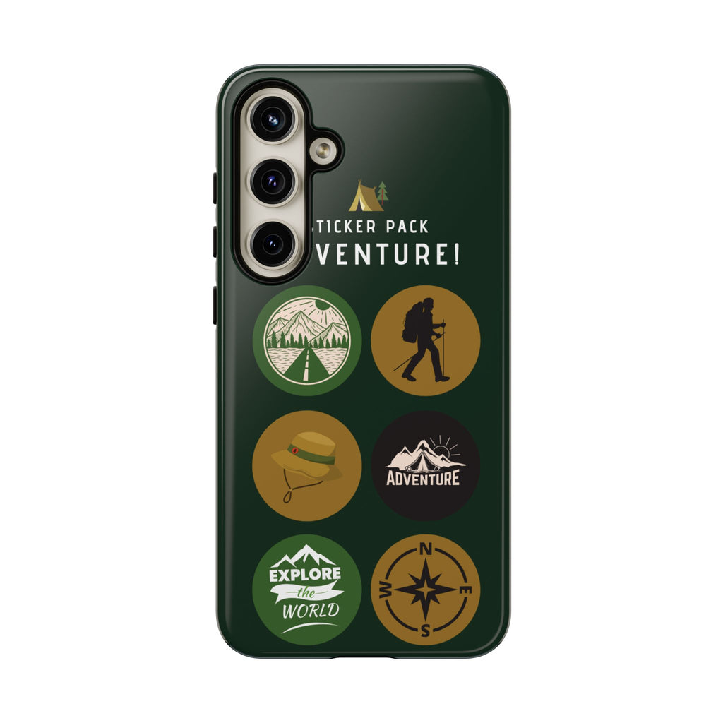 Adventure Hiking Phone Case — Outdoor Sticker Design