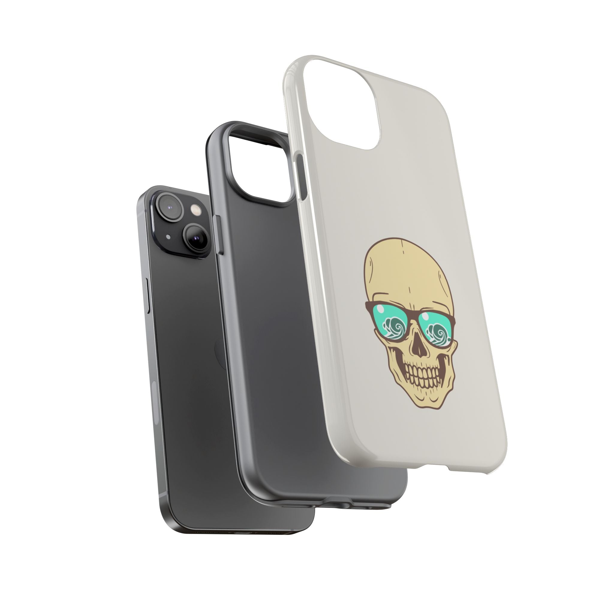 Skeleton Phone Case — Dark Aesthetic Gothic Design