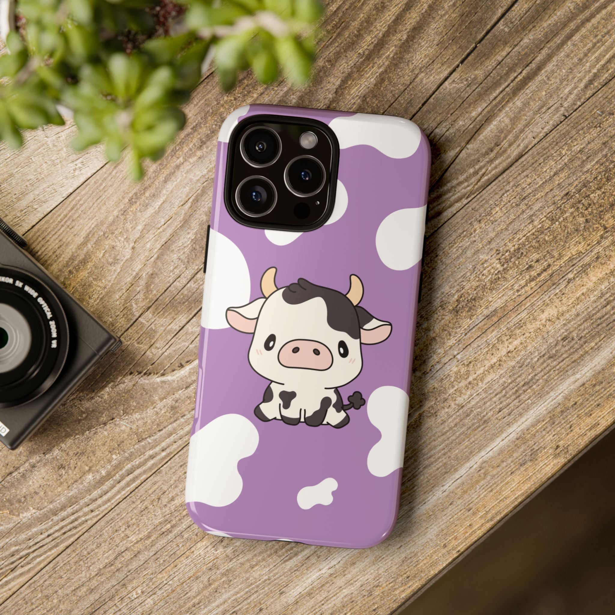 Lavender Moo-d Aesthetic Phone Case — Pastel Purple Design