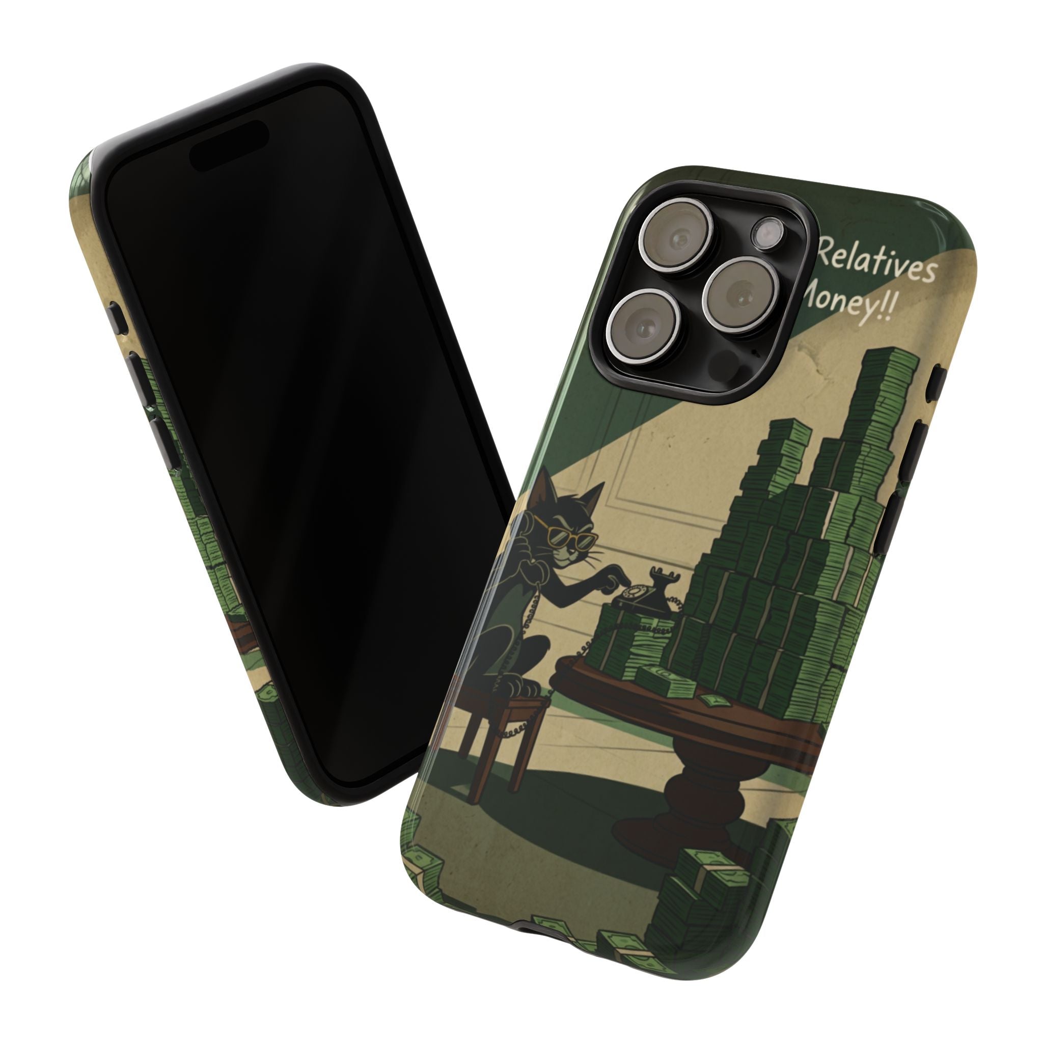 No Love No Relatives — Just Ego & Money Phone Case