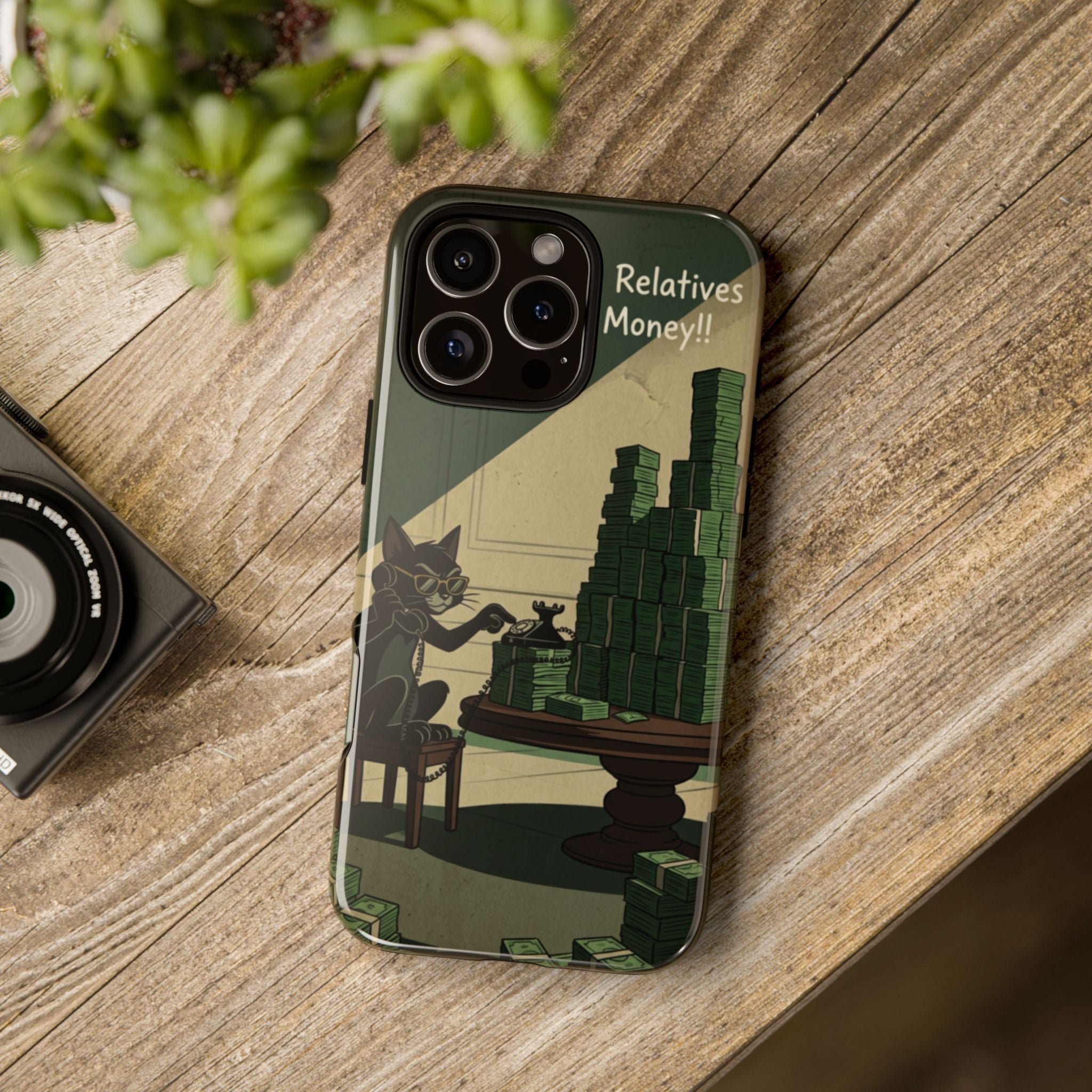 No Love No Relatives — Just Ego & Money Phone Case