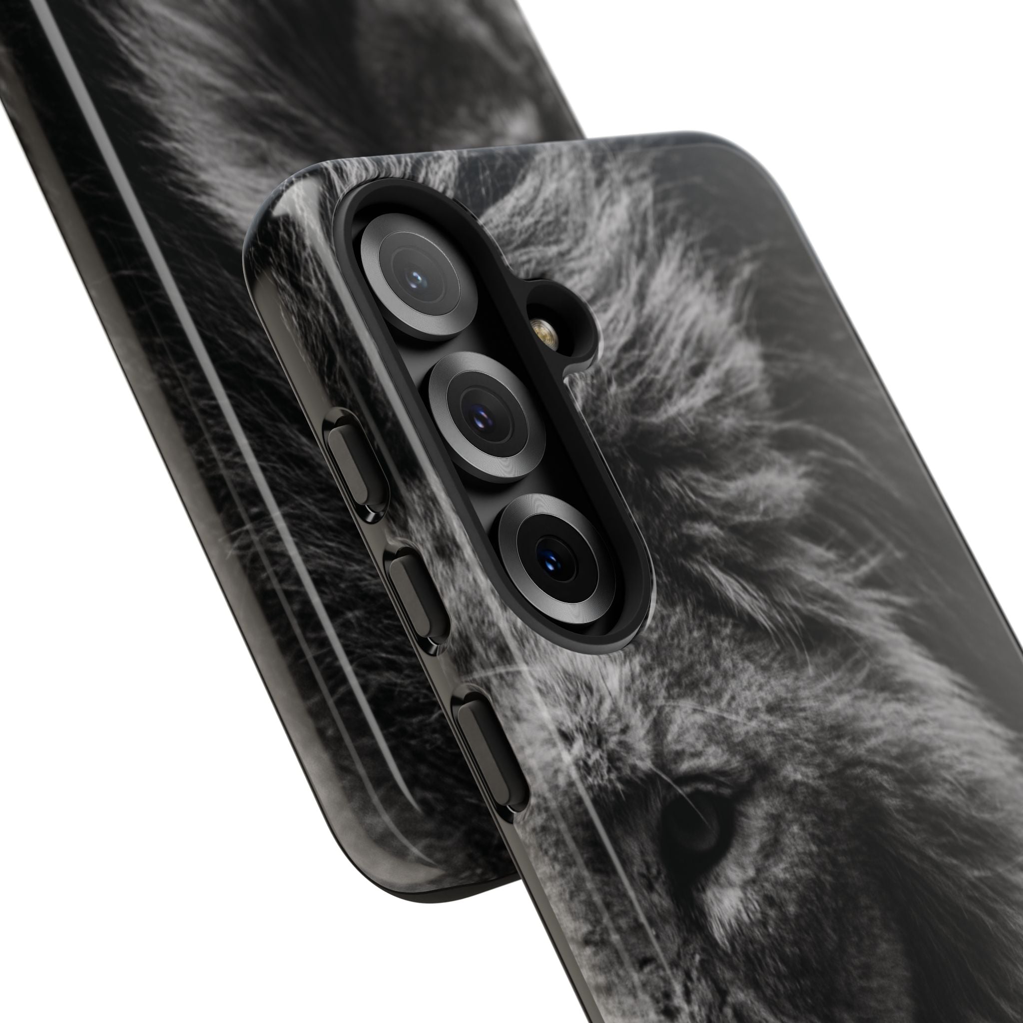 King Lion Phone Case — Majestic Wildlife Aesthetic Cover