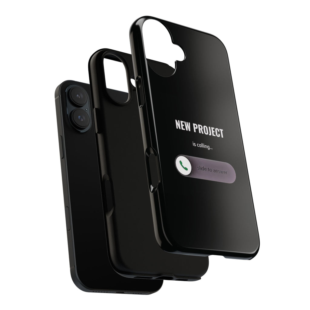 New Project Is Calling Phone Case — Entrepreneur Dark Bold