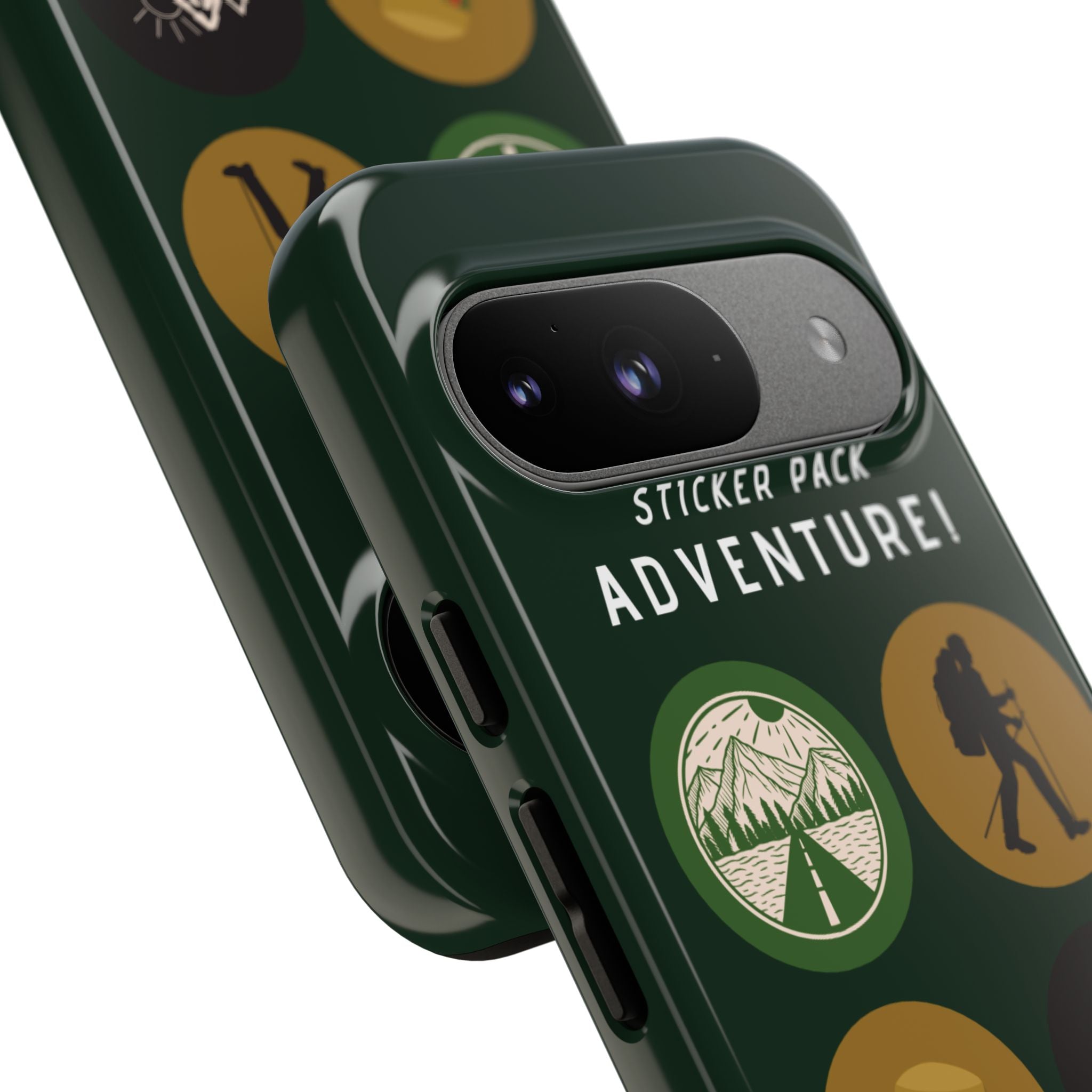 Adventure Hiking Phone Case — Outdoor Sticker Design