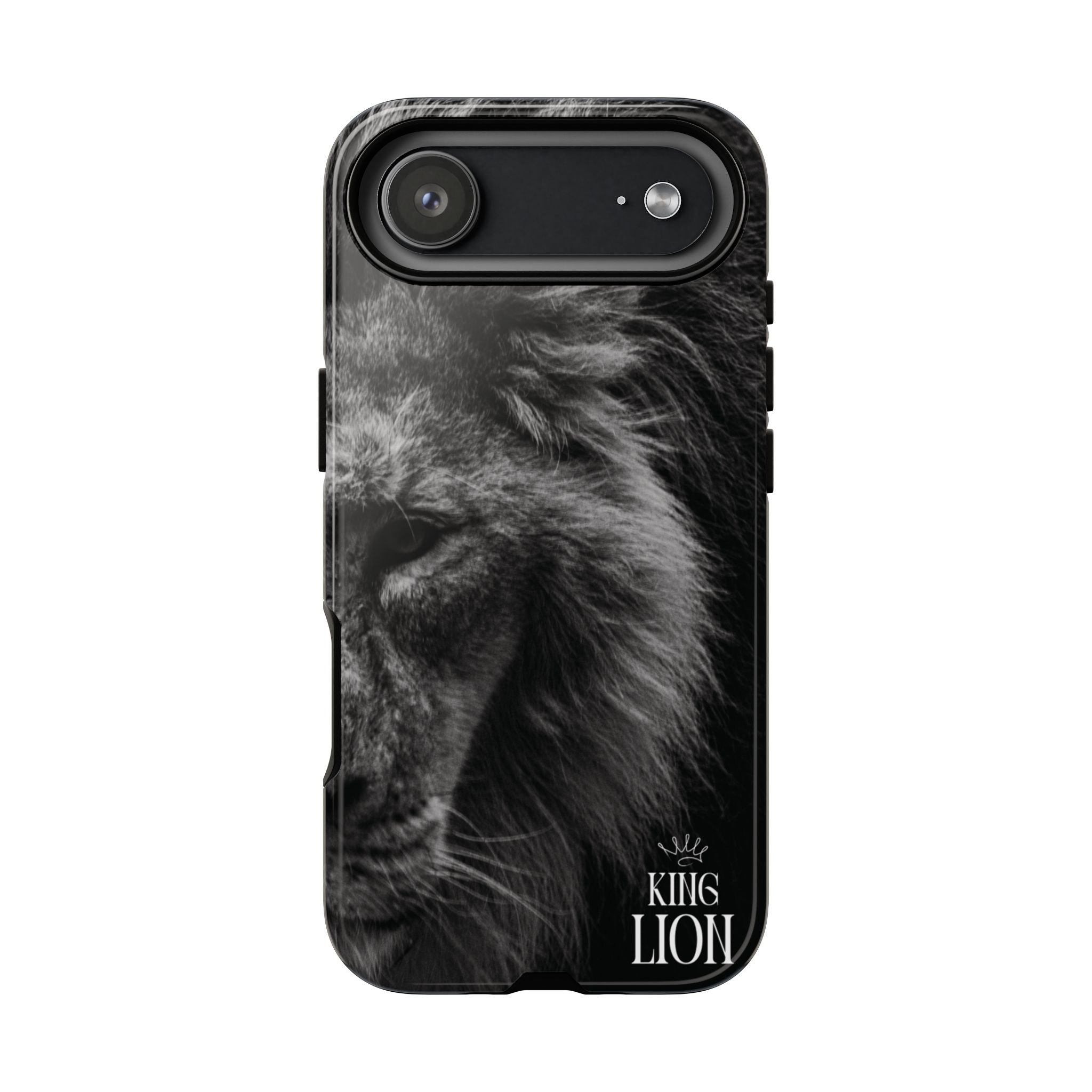 King Lion Phone Case — Majestic Wildlife Aesthetic Cover