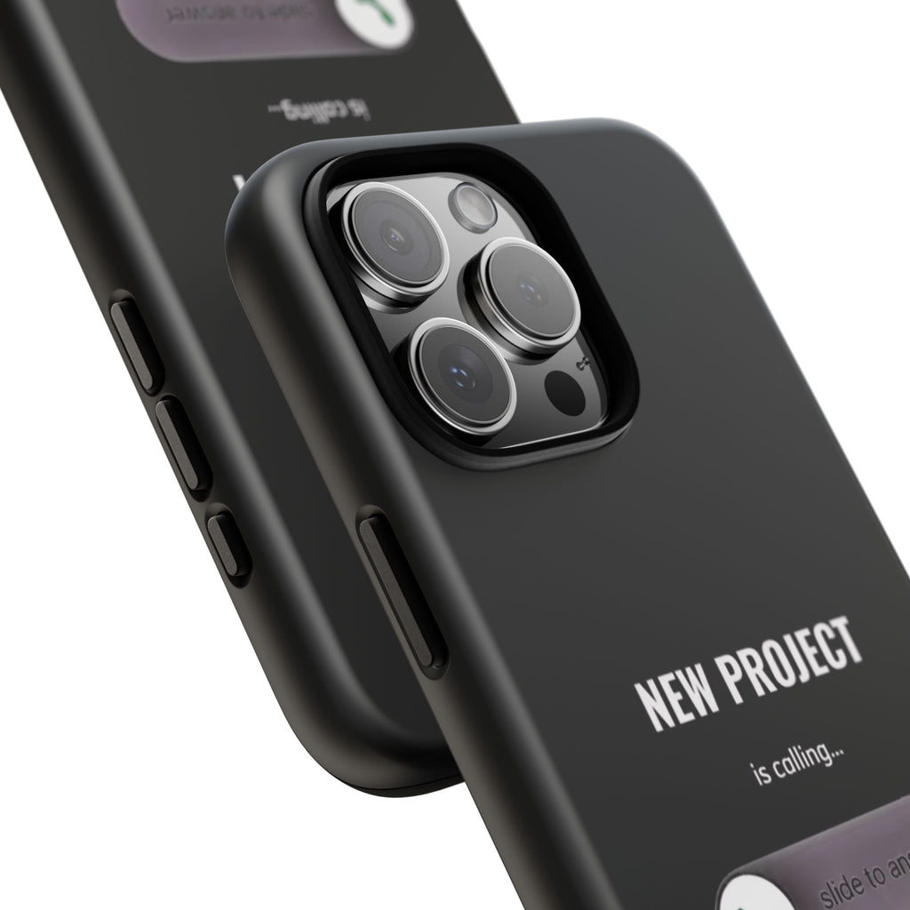 New Project Is Calling Phone Case — Entrepreneur Dark Bold