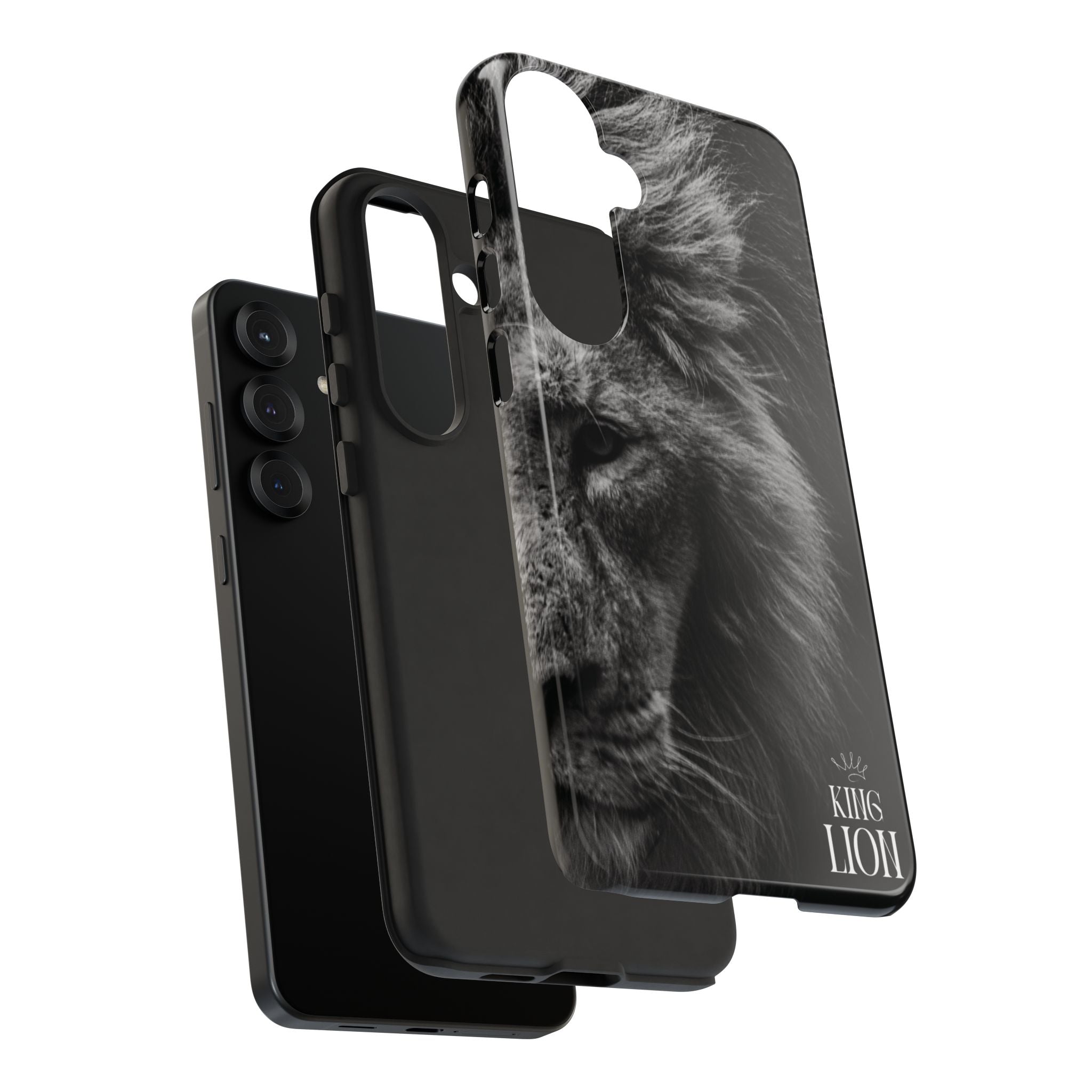 King Lion Phone Case — Majestic Wildlife Aesthetic Cover